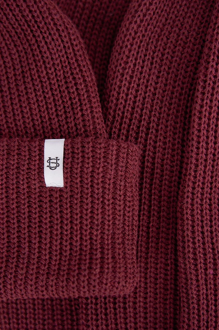 Upcycle Cotton Beanie in Gooseberry