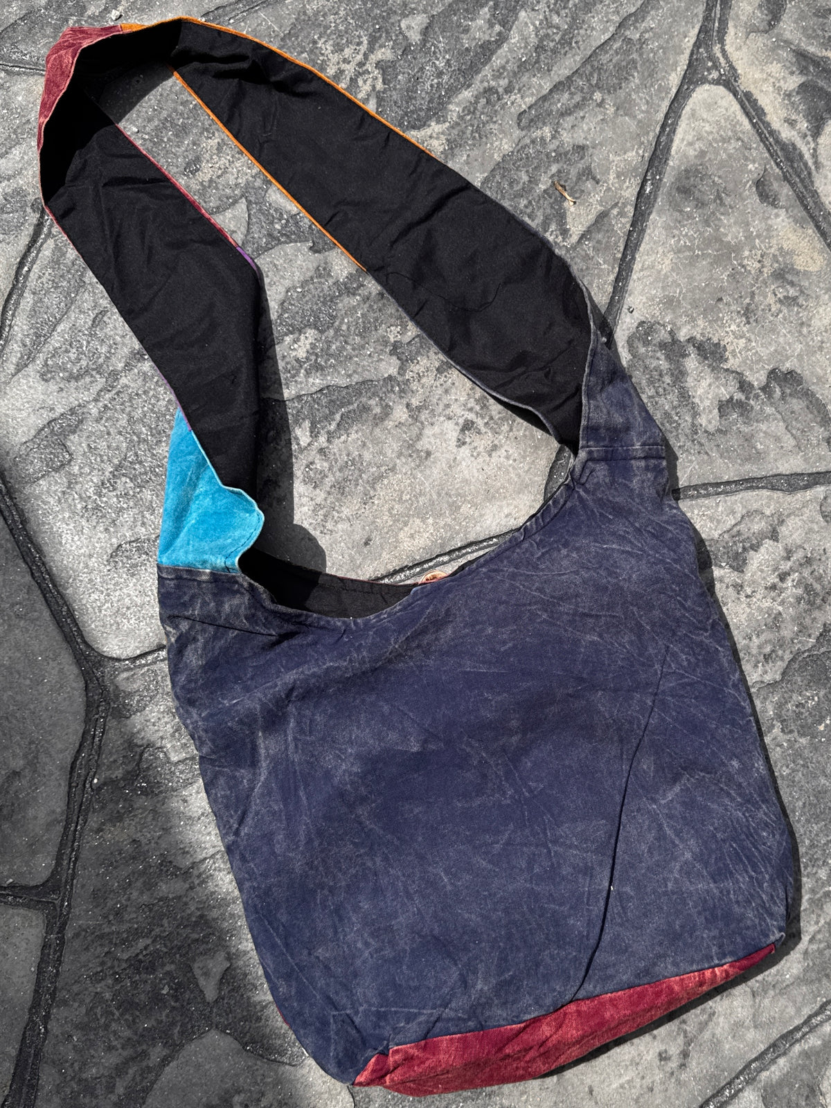 Stitched Bear Paw Crossbody Bag