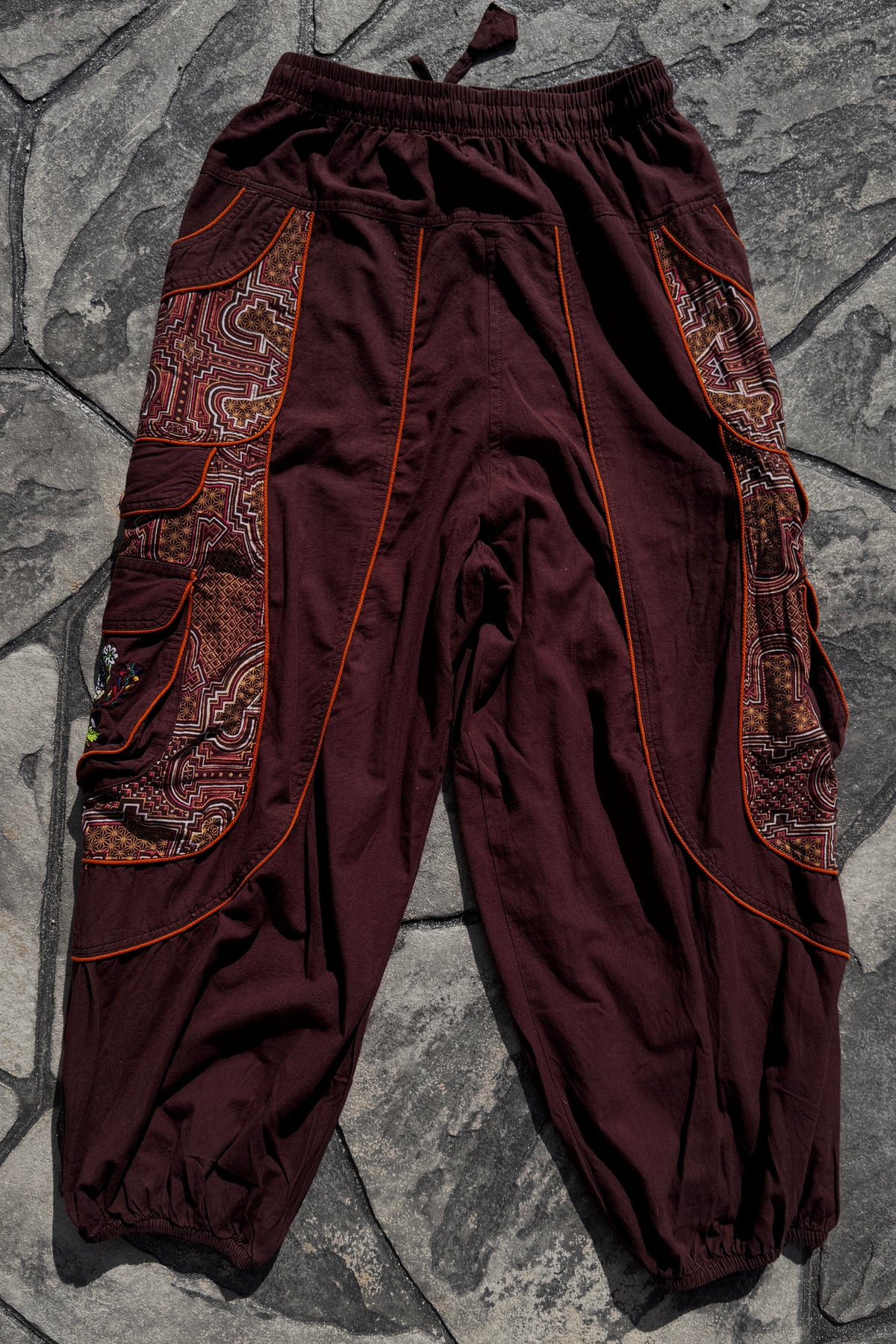 Baggy Multi-Pocket Pant w/ Mushroom Pocket in Brown