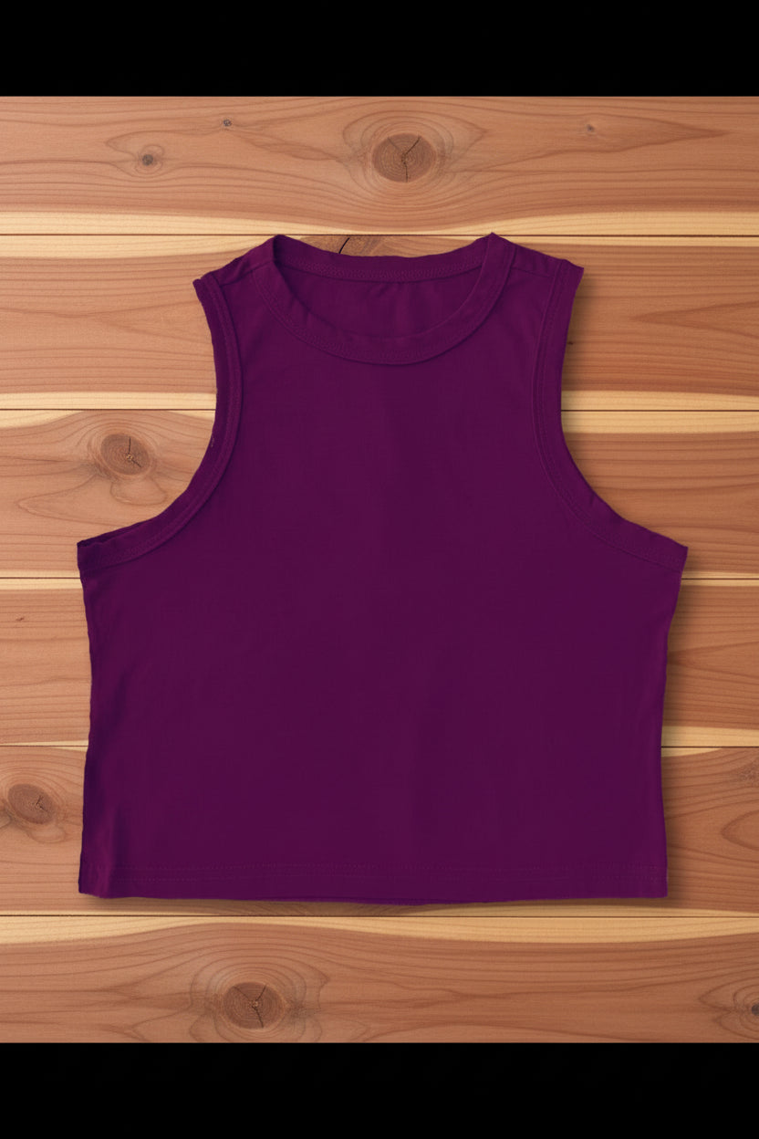 Cotton & Modal Blend Crop Tank