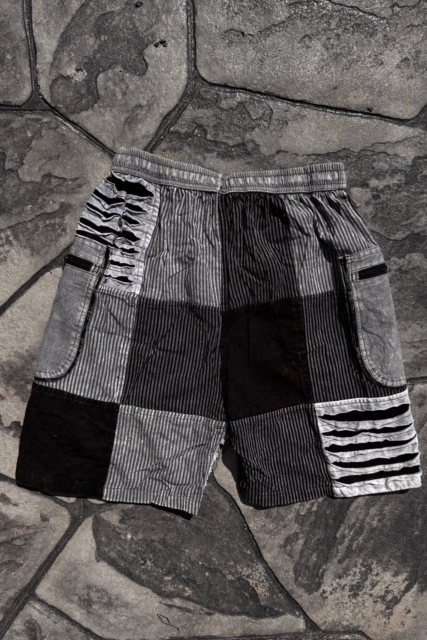 Razor Cut Detail Shorts