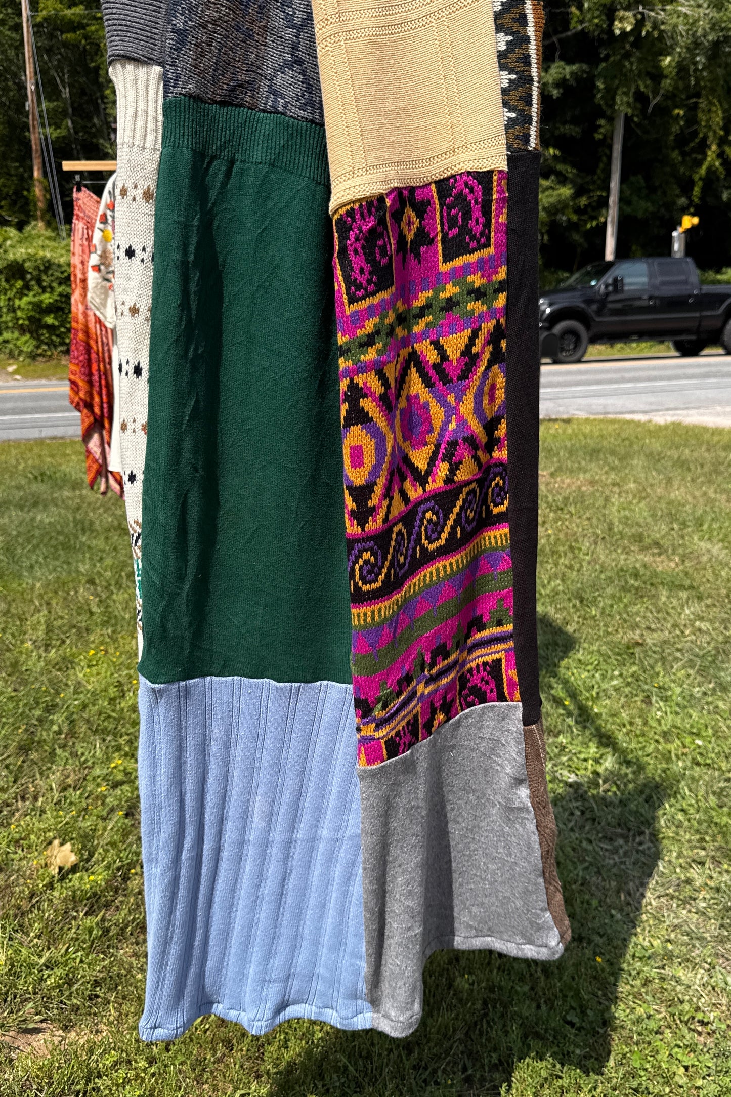 Upcycled Sweater Skirt w/ Elastic Waist