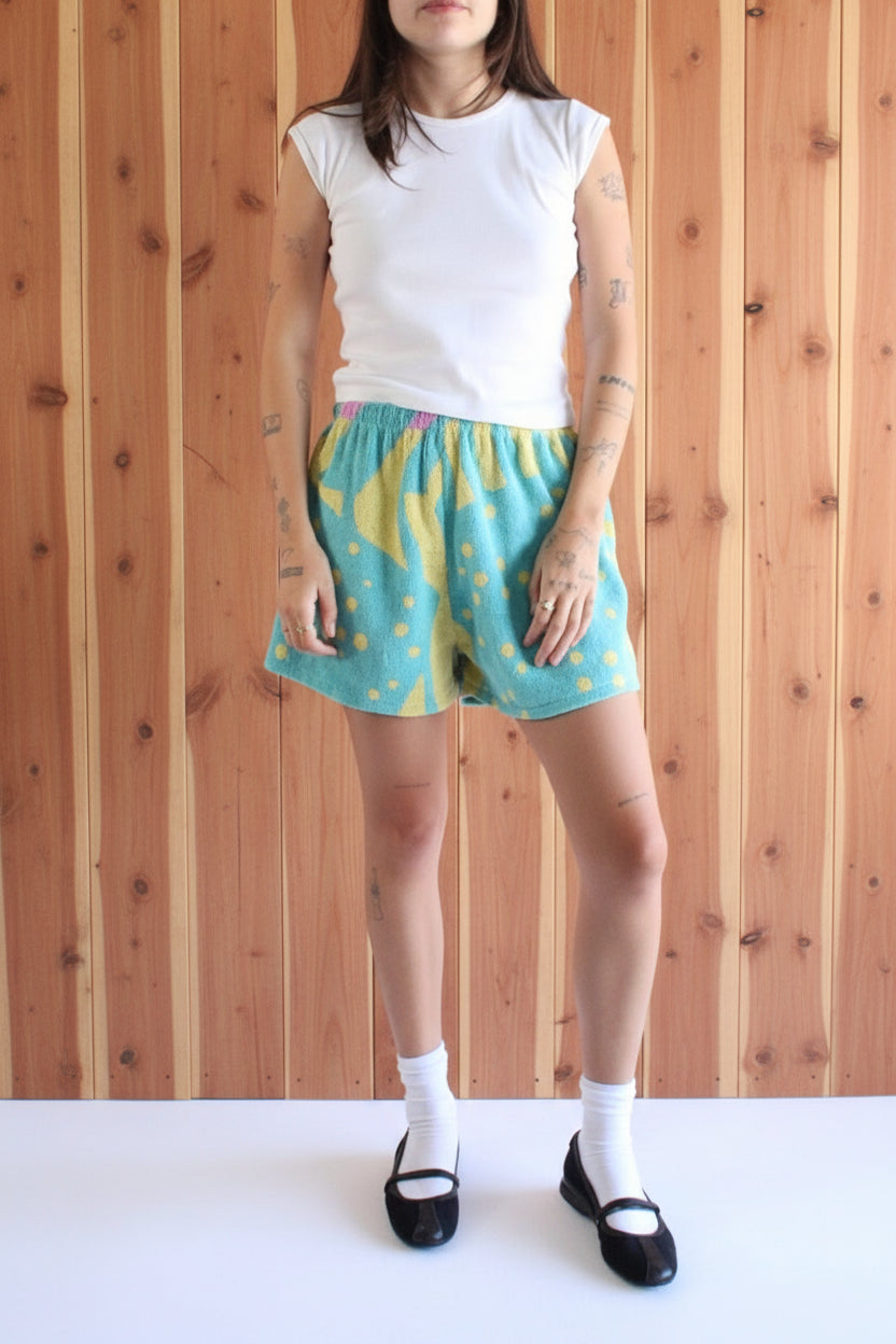 Upcycled Towel Shorts