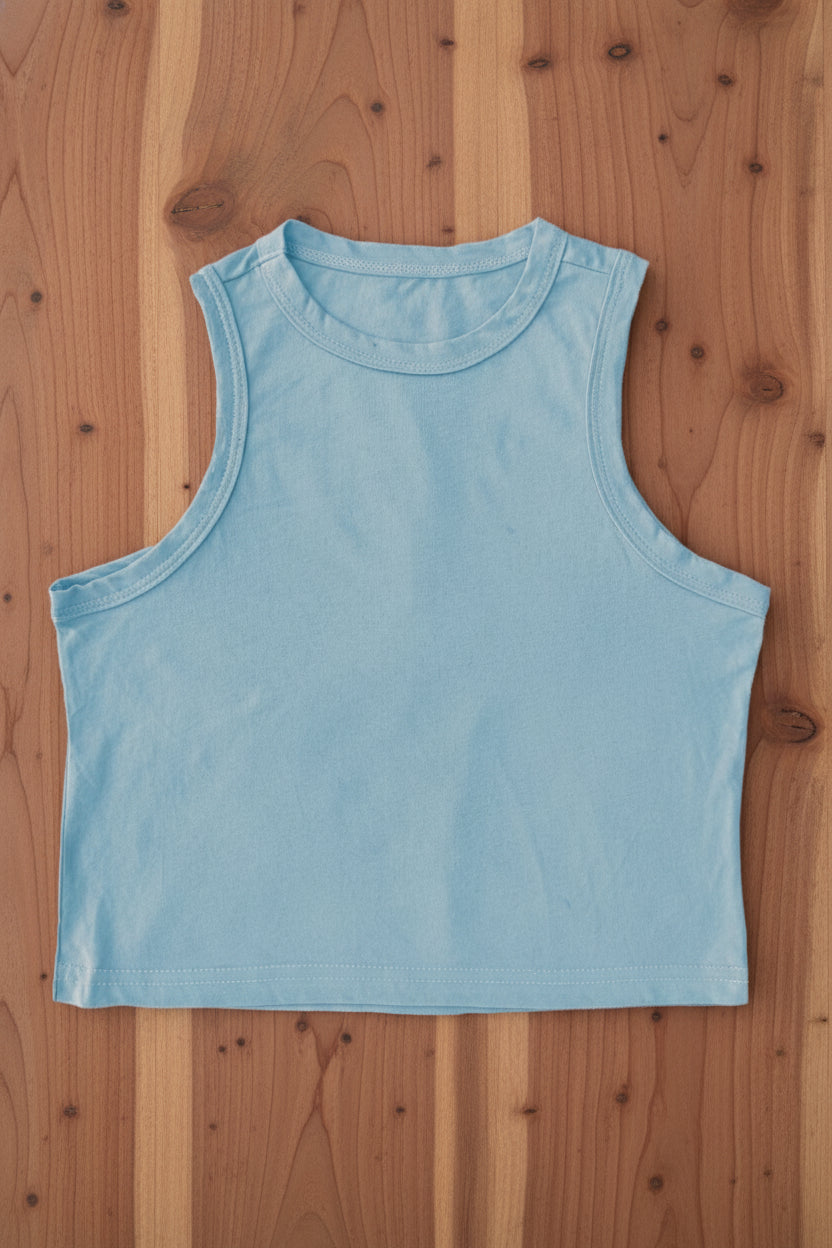 Cotton & Modal Blend Crop Tank