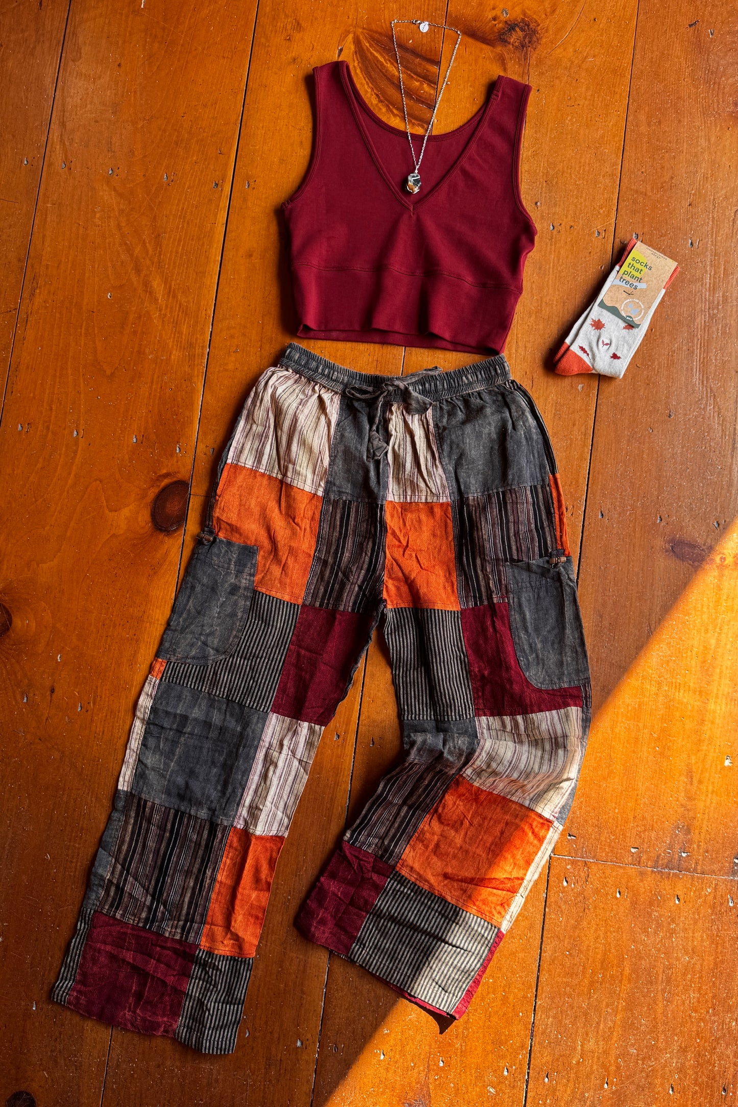 Grand Canyon Multi-Color Patchwork Pant