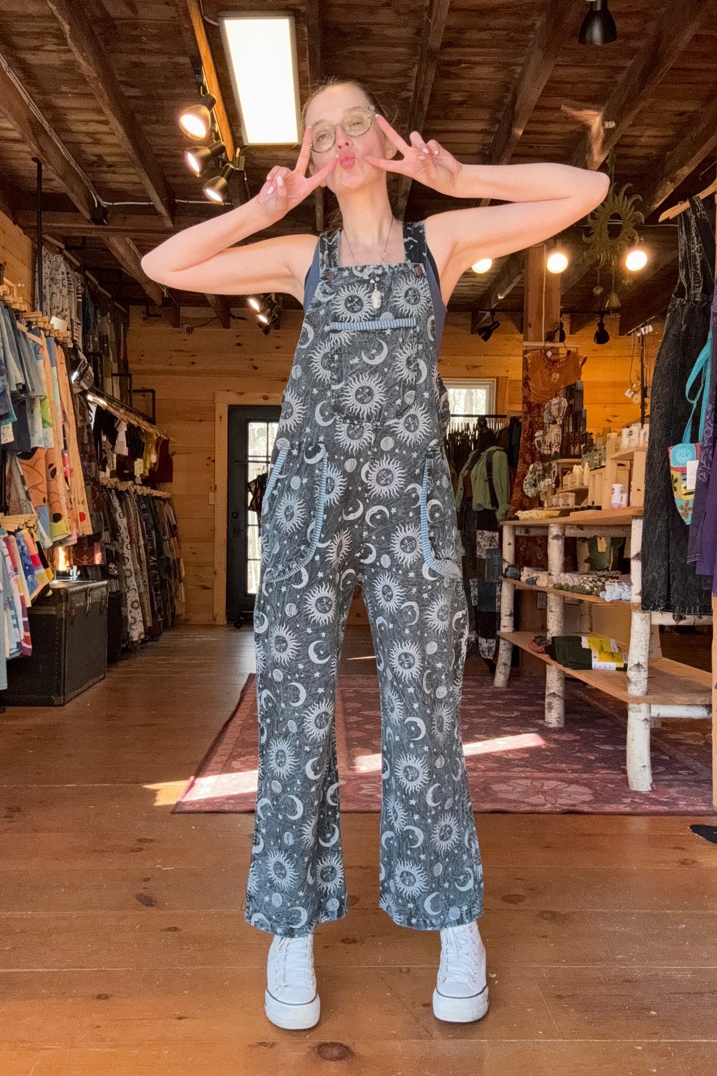 Sun and Moon Overalls