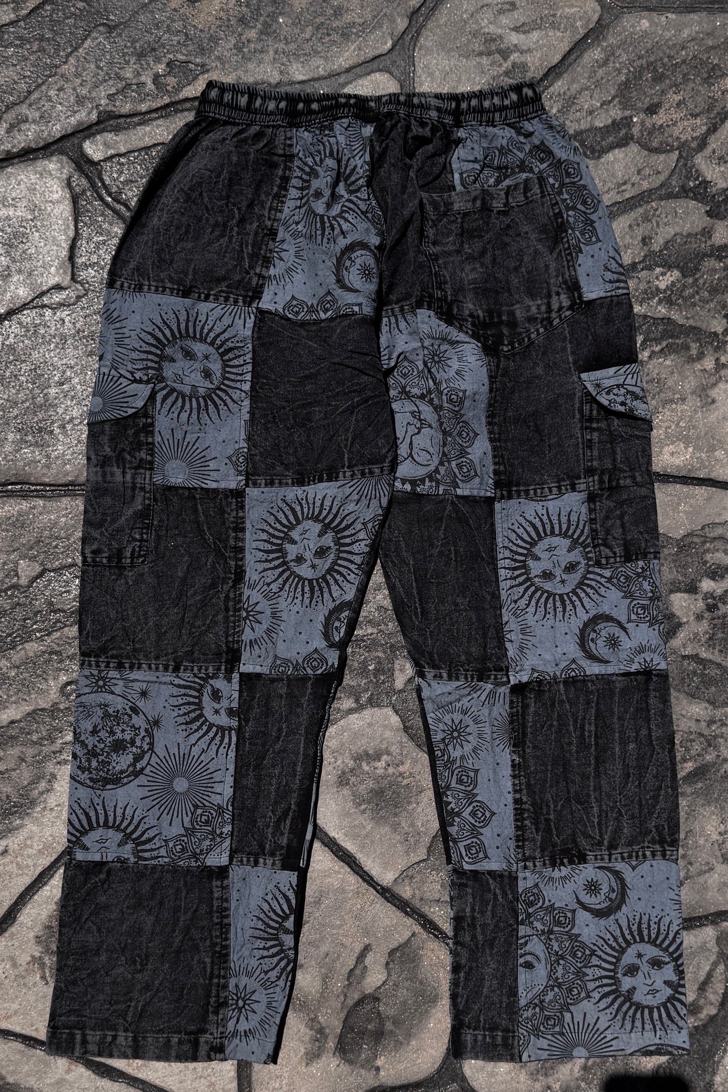 Sun & Moon Checkered Cargo Pant