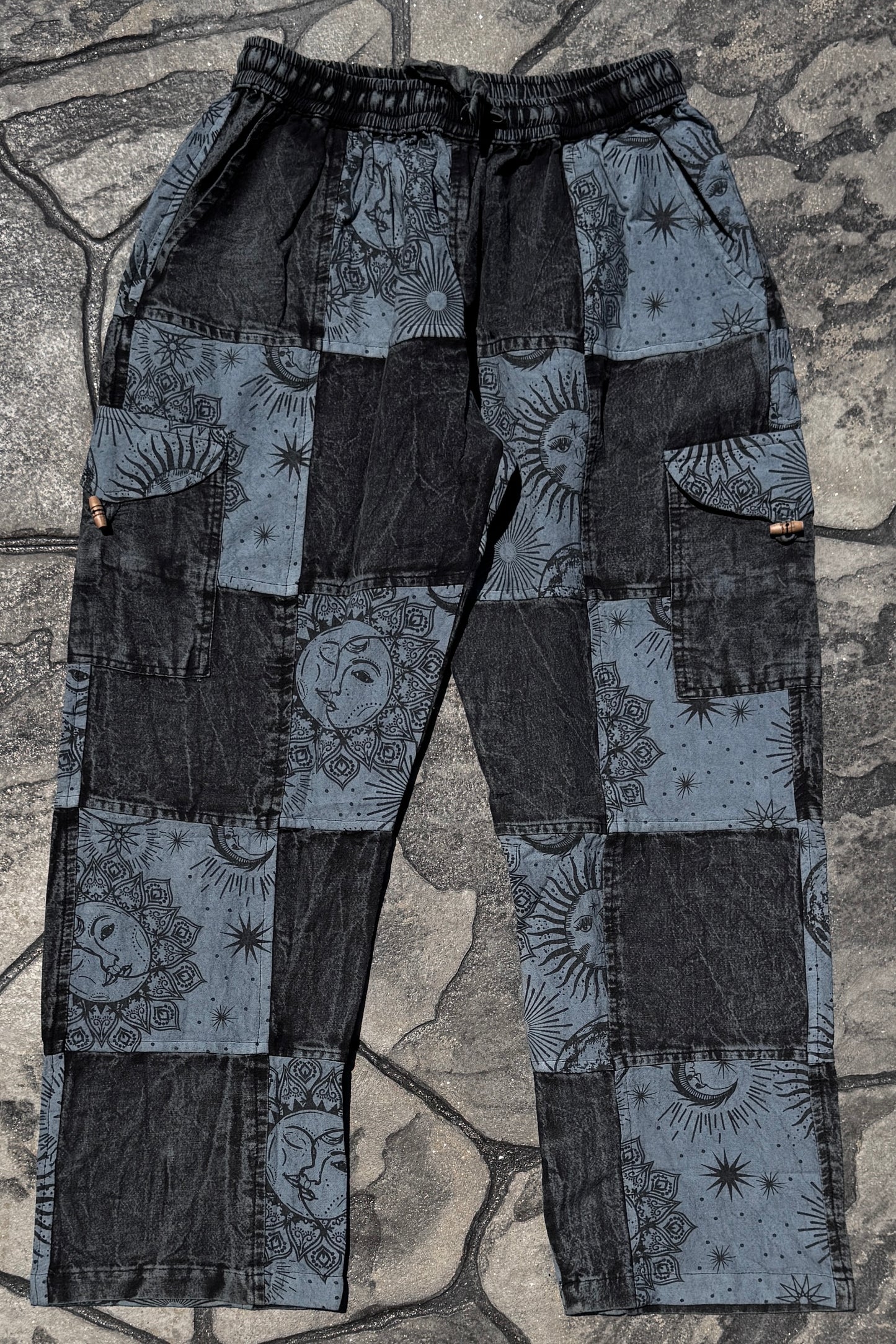 Sun & Moon Checkered Cargo Pant