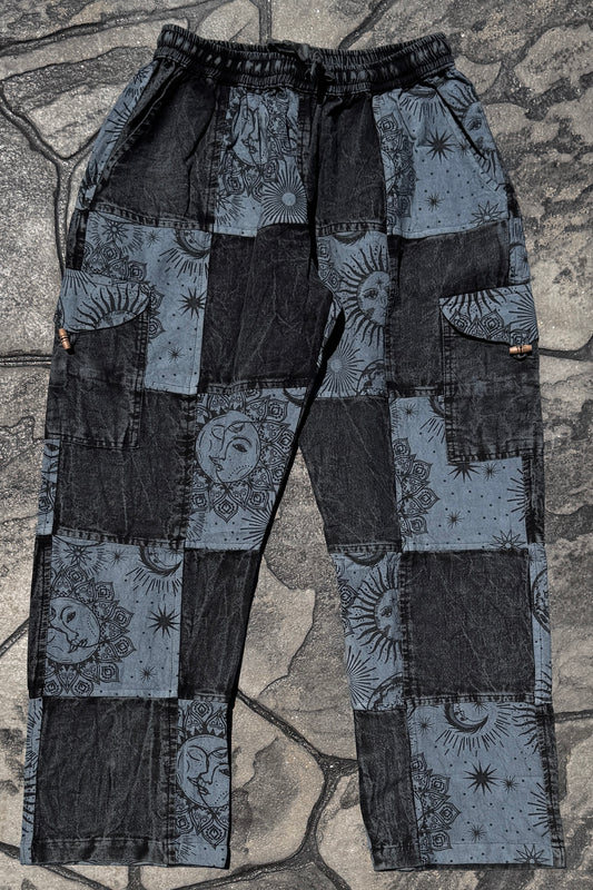 Sun & Moon Checkered Cargo Pant