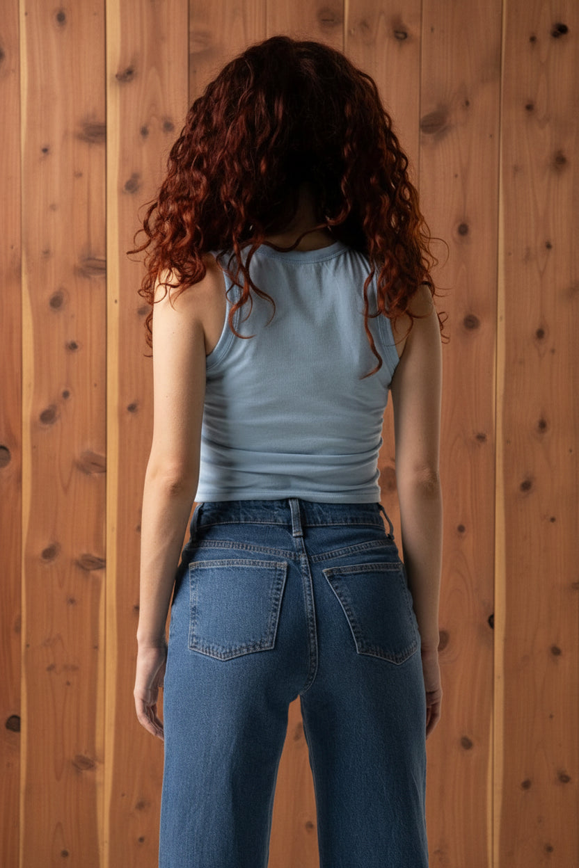 Cotton & Modal Blend Crop Tank