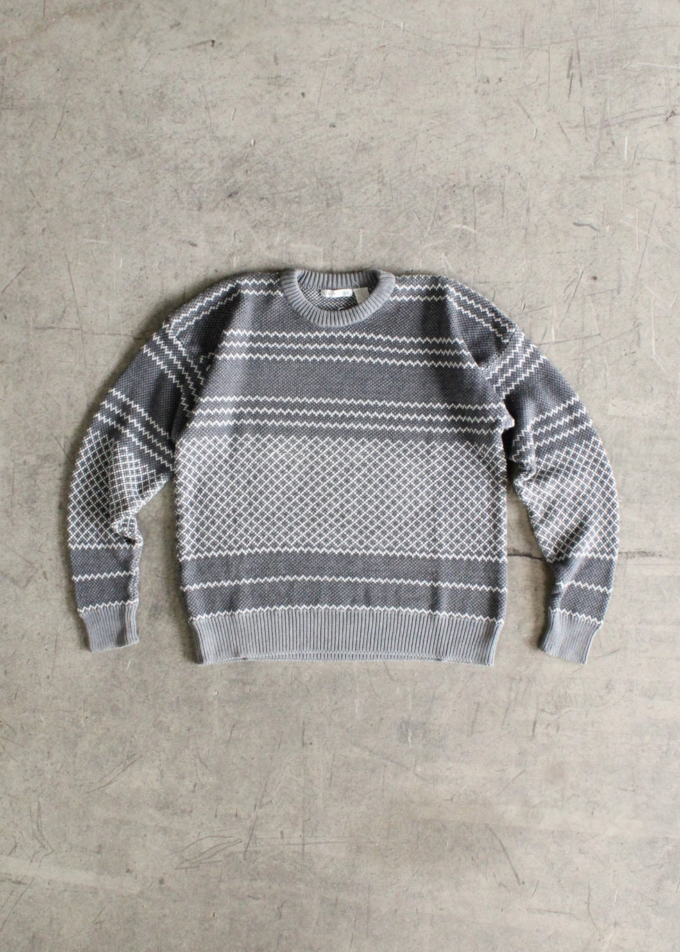 Unisex Vintage Fair Isle Sweater
