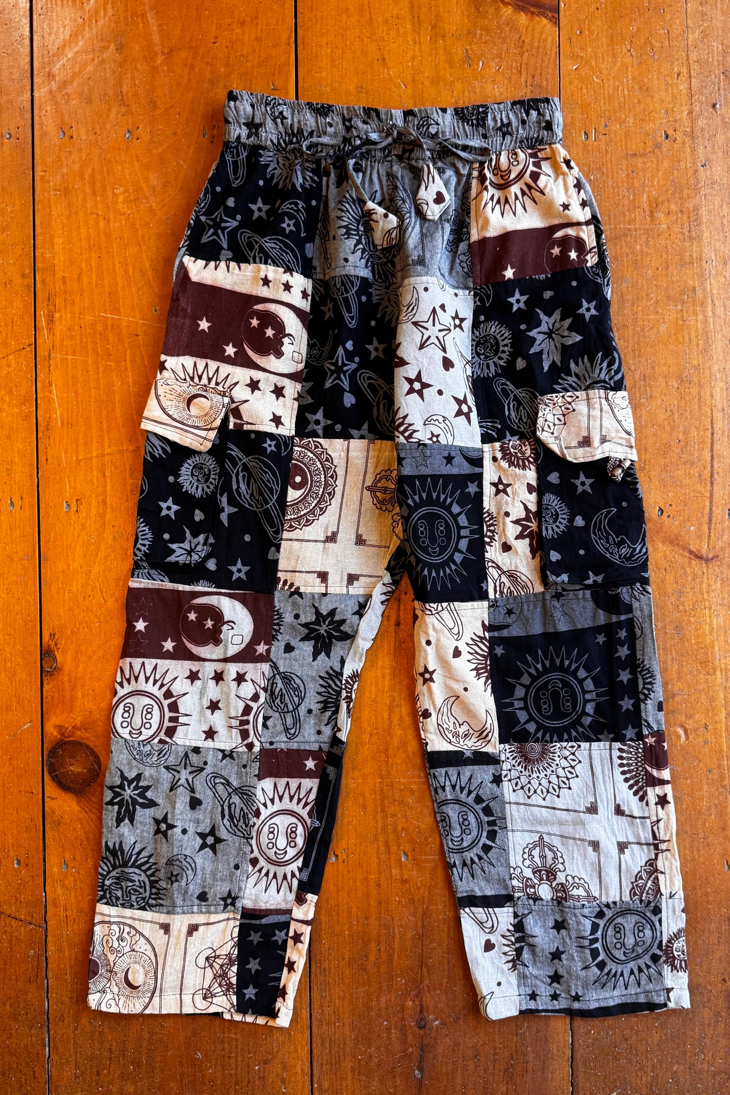 Multi-Patch Cargo Trouser w/ Sun and Moon