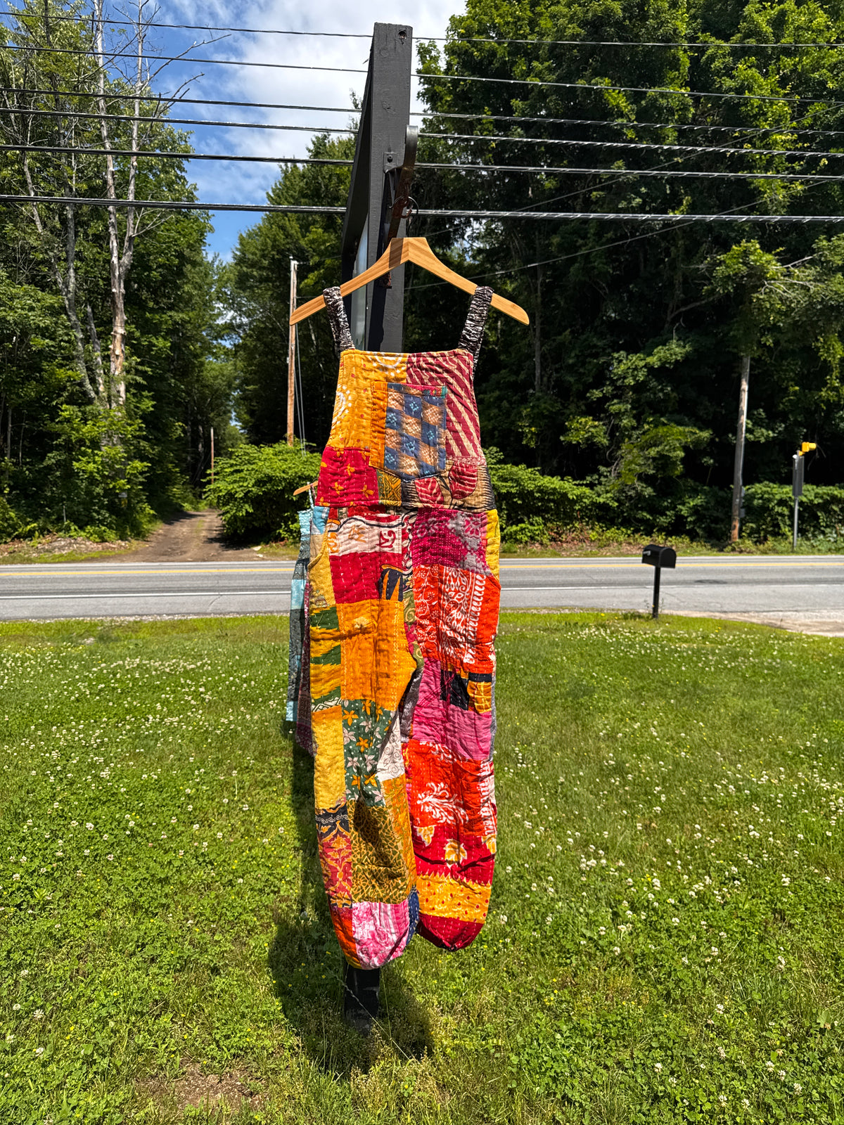 Multi-Patchwork Kantha Jumpsuit