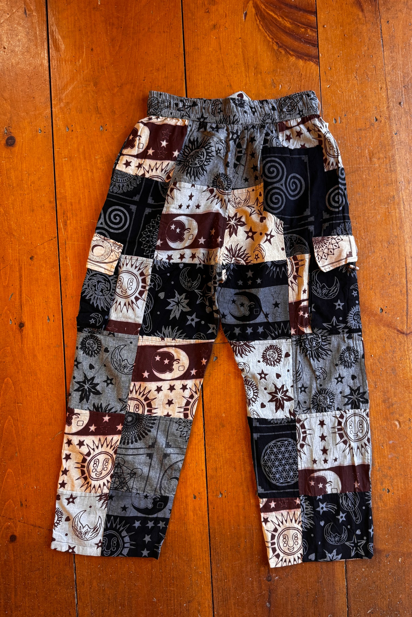 Multi-Patch Cargo Trouser w/ Sun and Moon