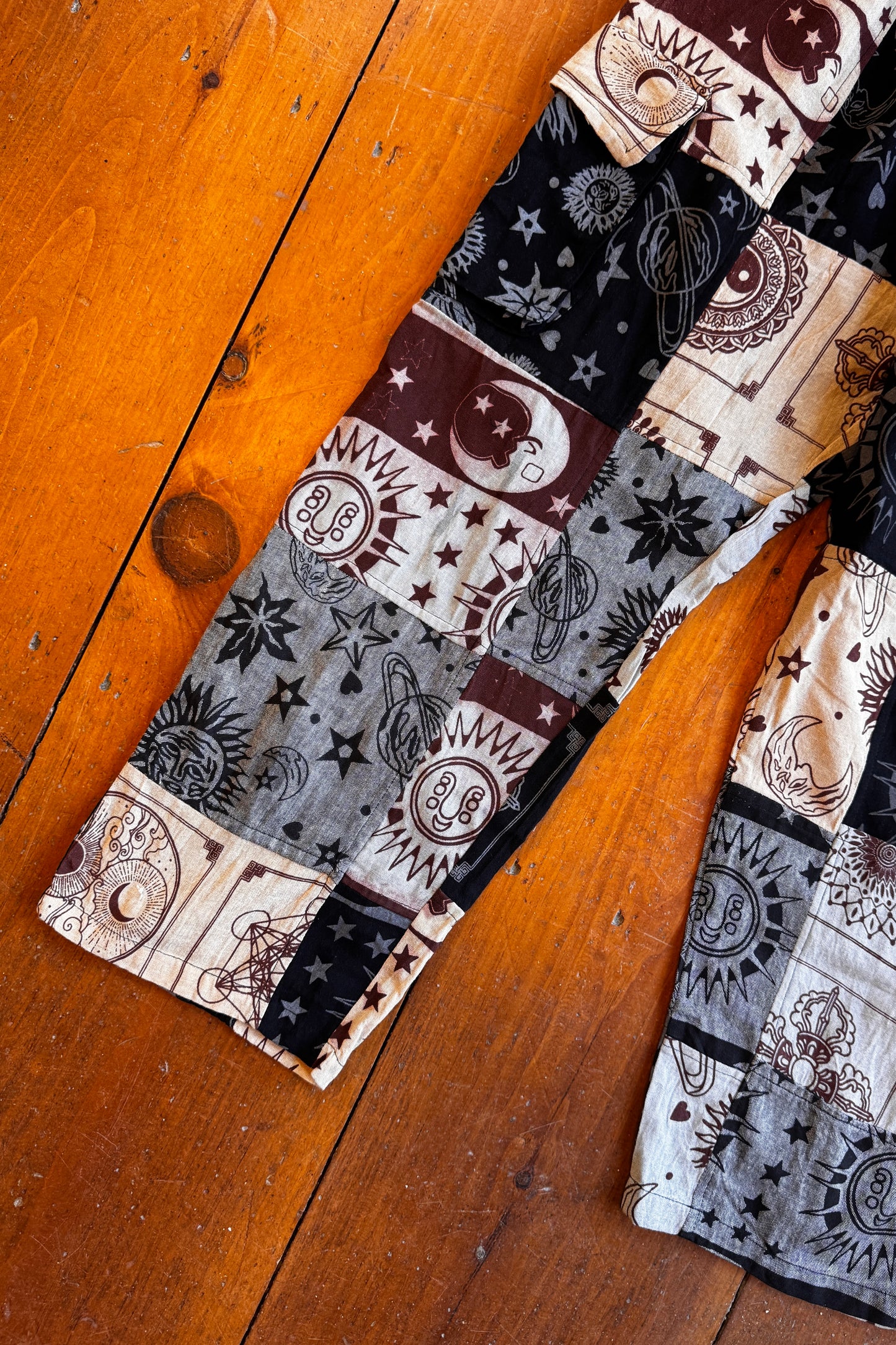Multi-Patch Cargo Trouser w/ Sun and Moon