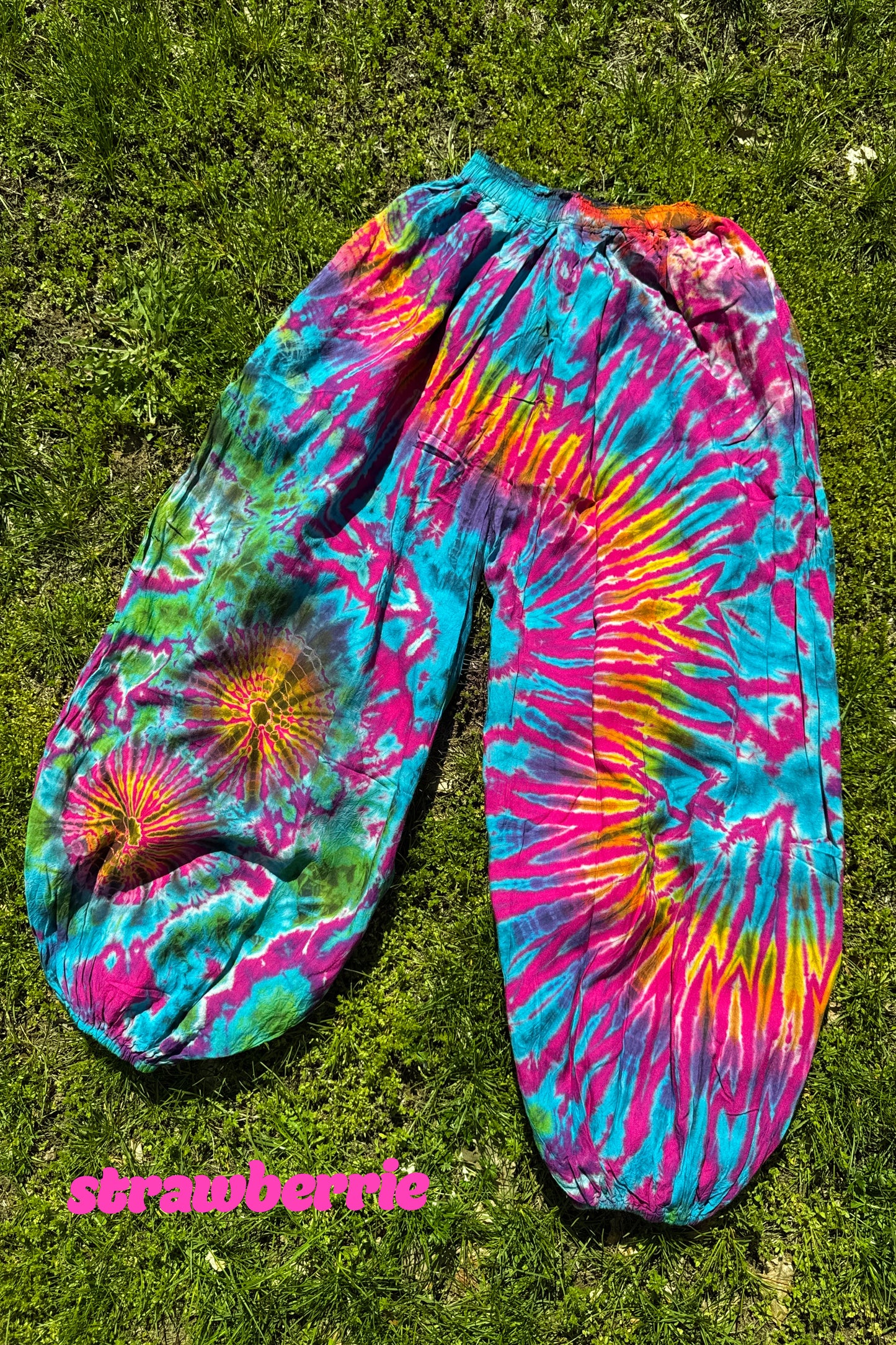Tie Dye Flowy Genie Pants