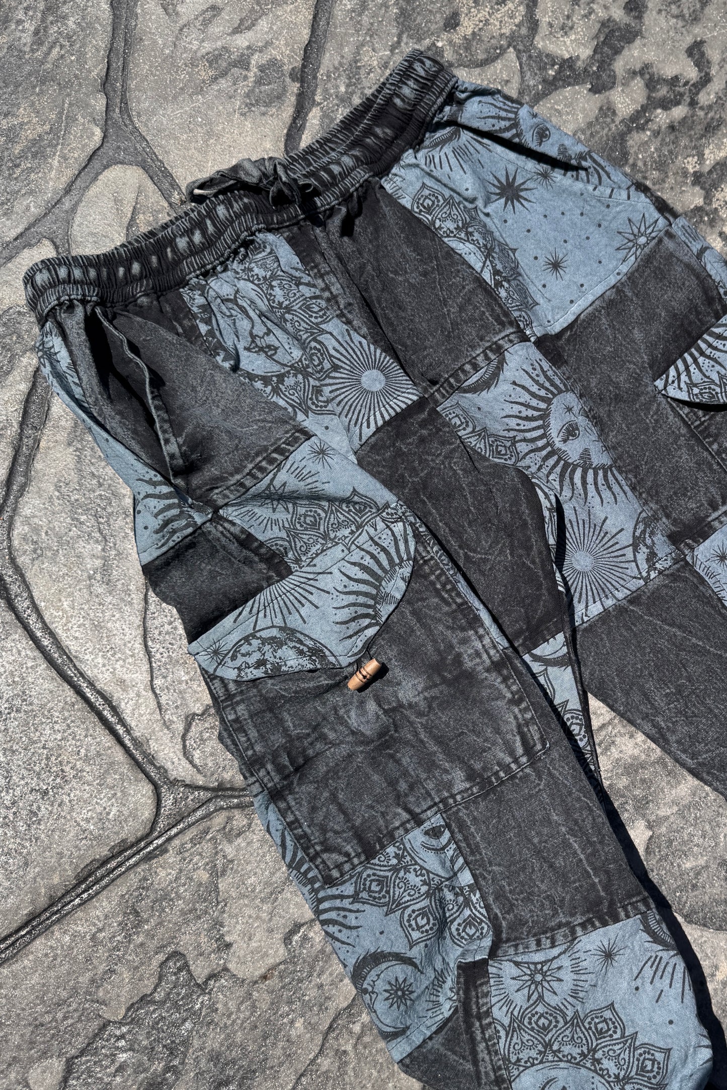 Sun & Moon Checkered Cargo Pant