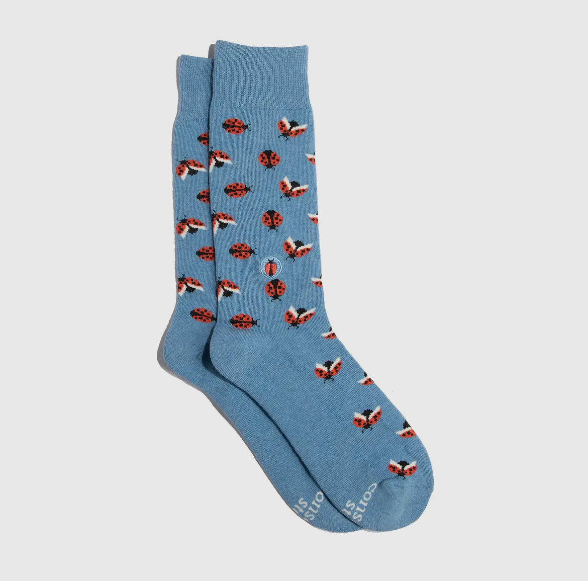 Socks That Protect Pollinators - Lady Bugs