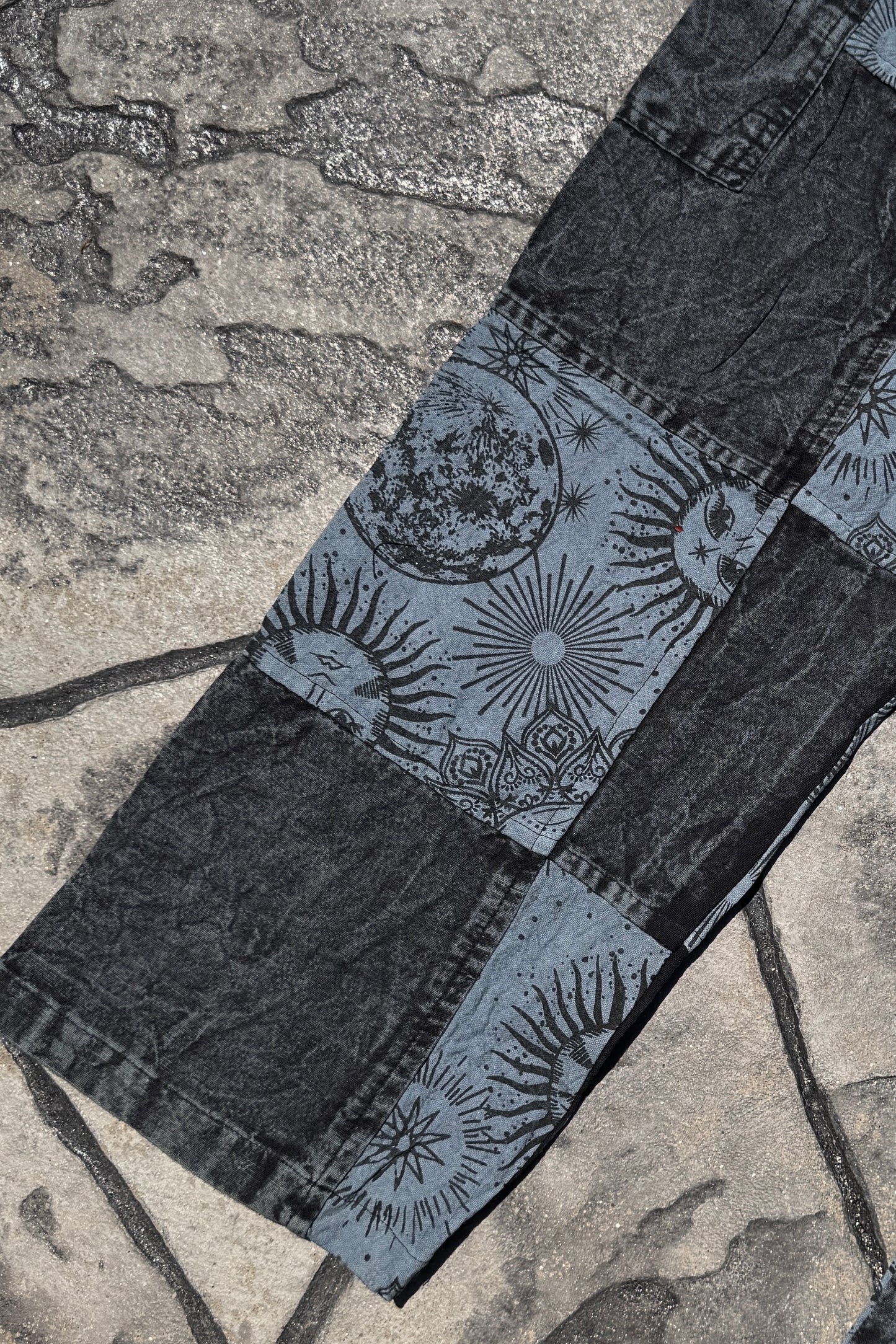 Sun & Moon Checkered Cargo Pant