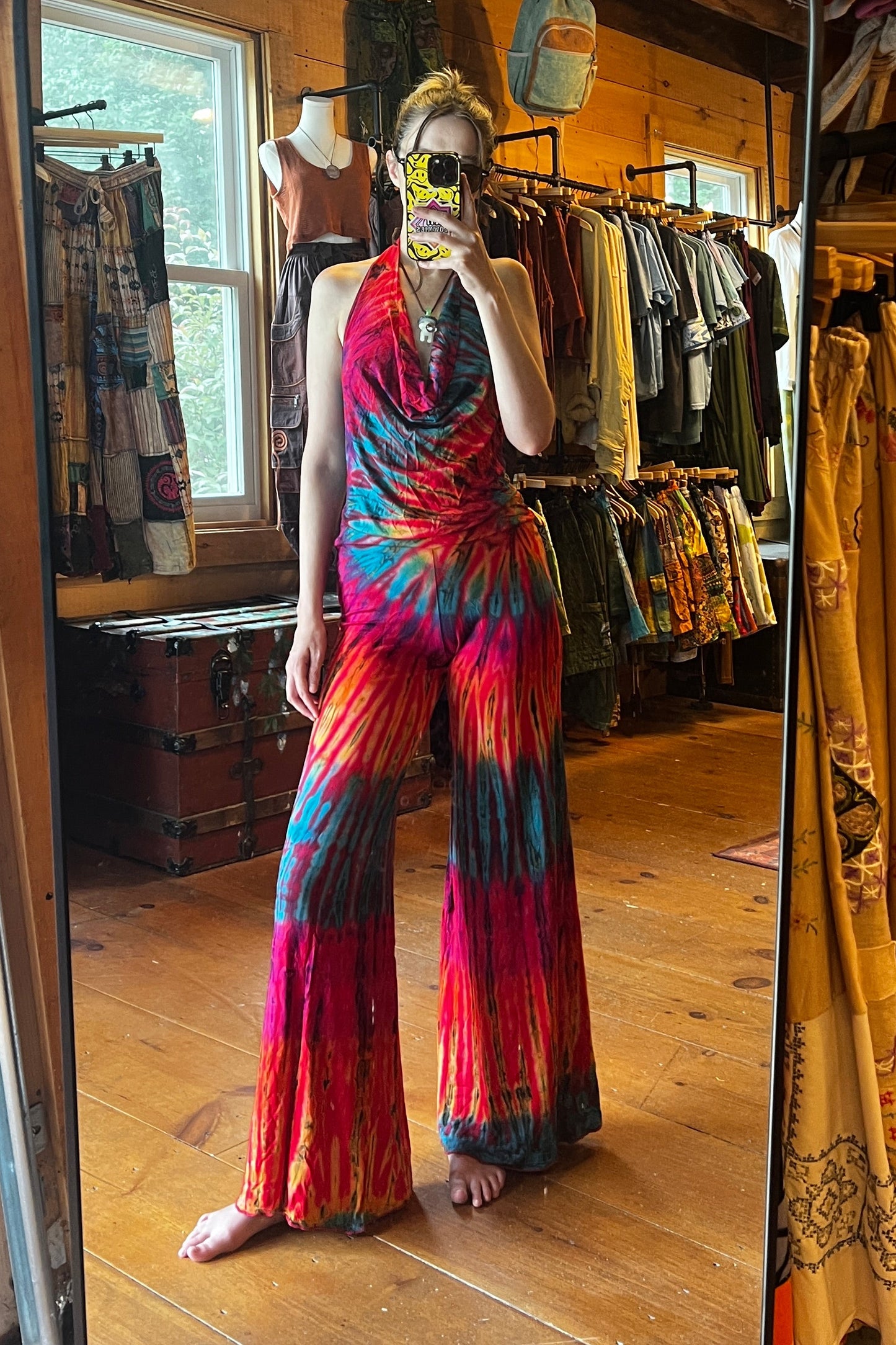 Rainbow Tie Dye Jumpsuit