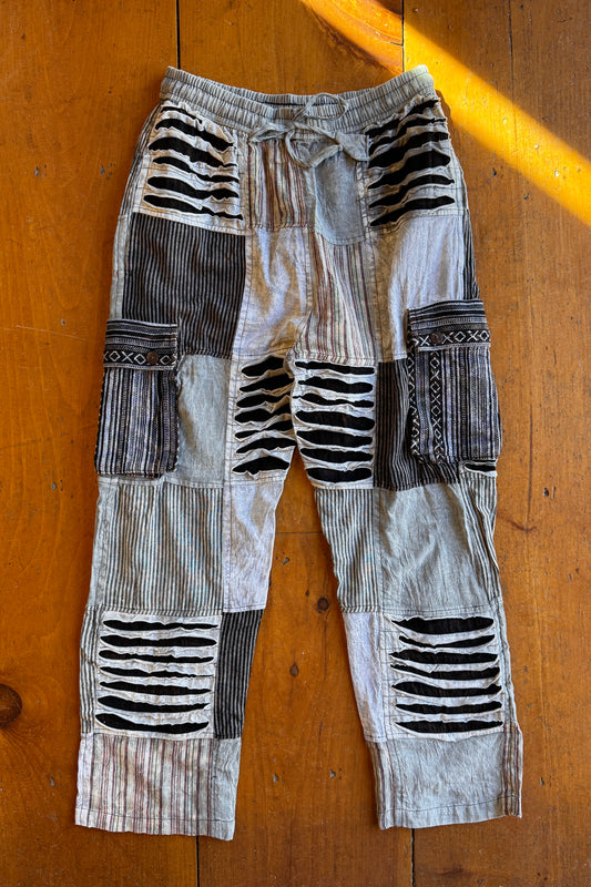 Razor Cut Detail Cargo Trousers
