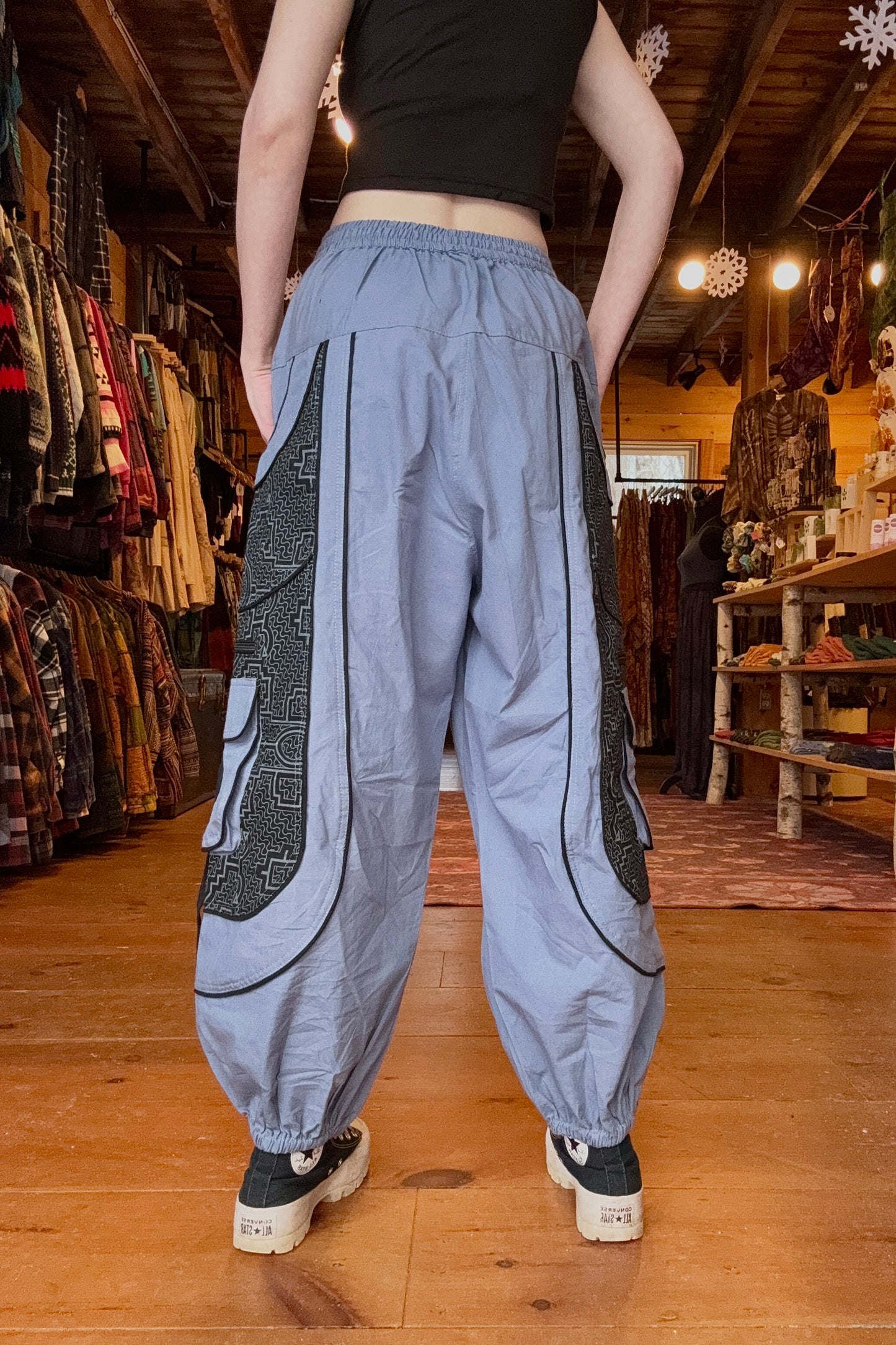 LAST CALL SIZE XL | Swirl Cargo Pocket Baggy Pant