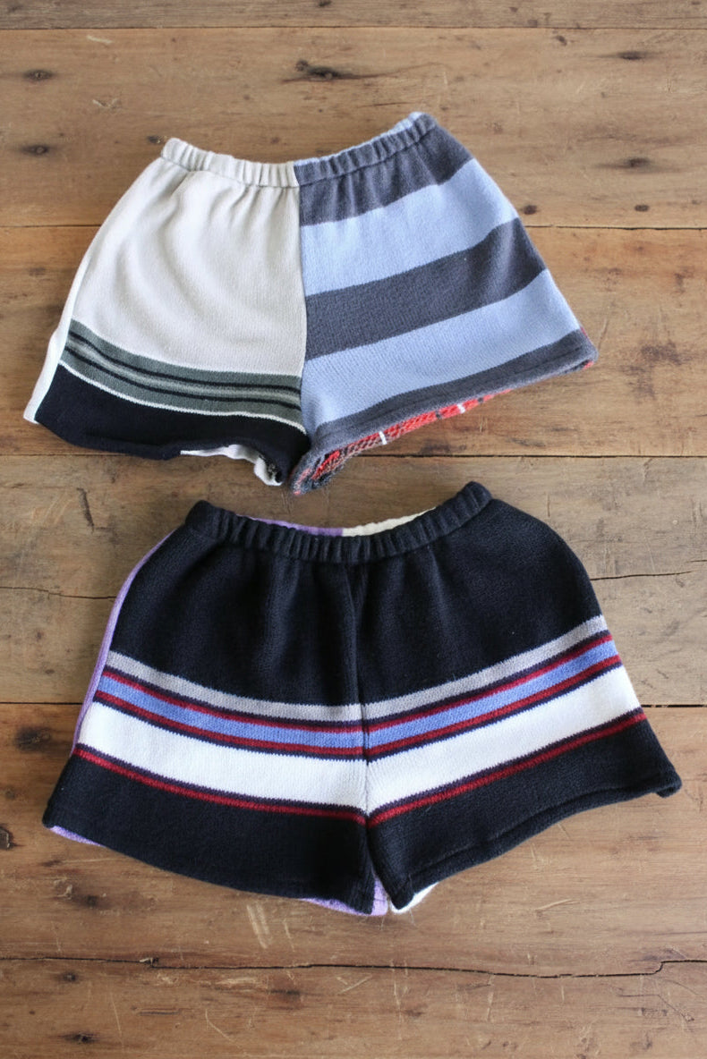 Upcycled Sweater Shorts