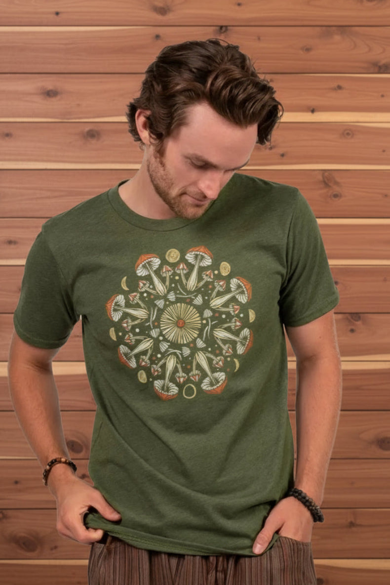 LAST CALL SIZE S | Mandala Mushroom Unisex Tee