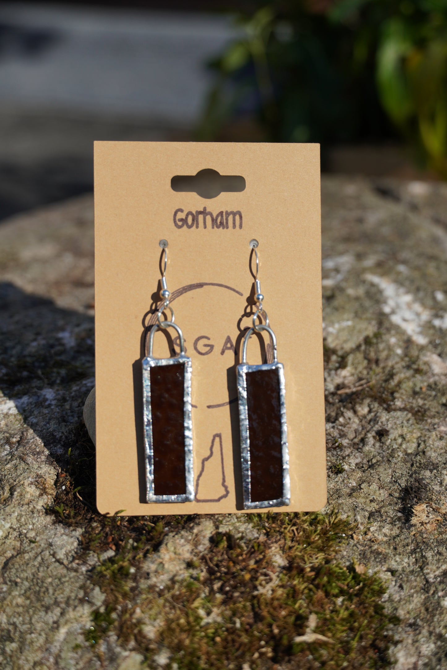 NH Destination Handmade Stained Glass Earrings