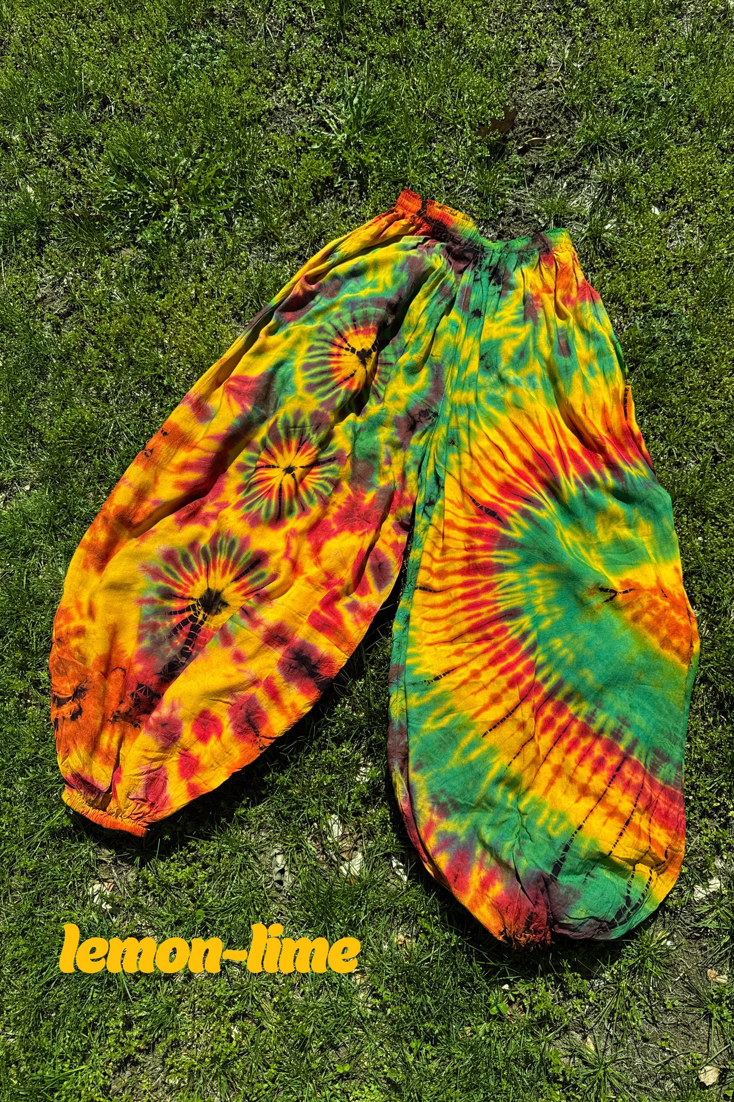 Tie Dye Flowy Genie Pants