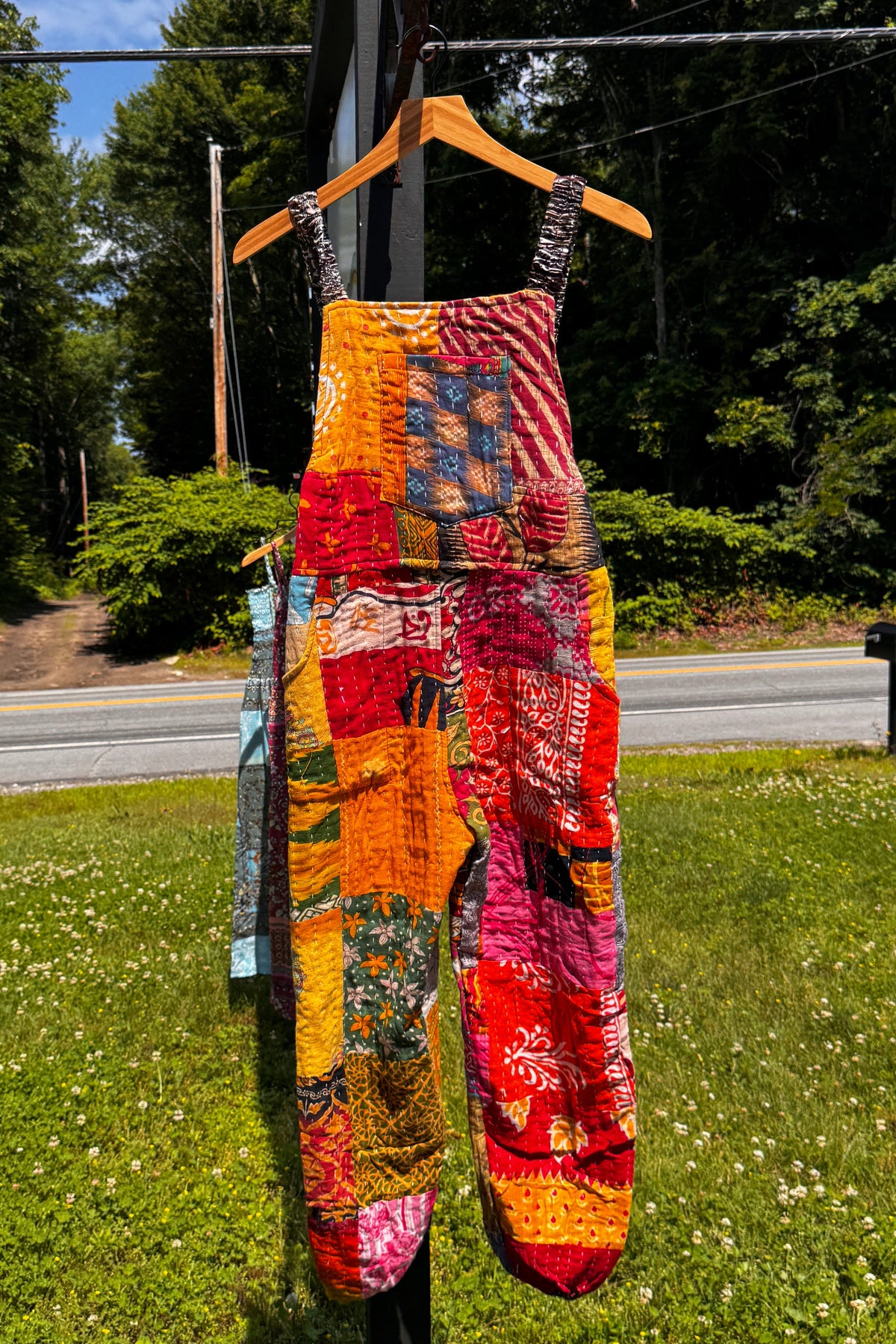 Multi-Patchwork Kantha Jumpsuit