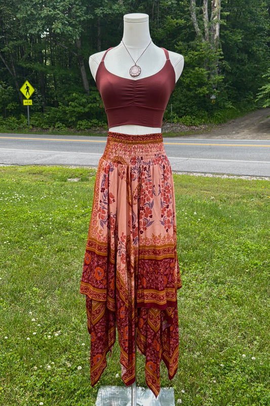 Fairy Cut Smock Waist Skirt