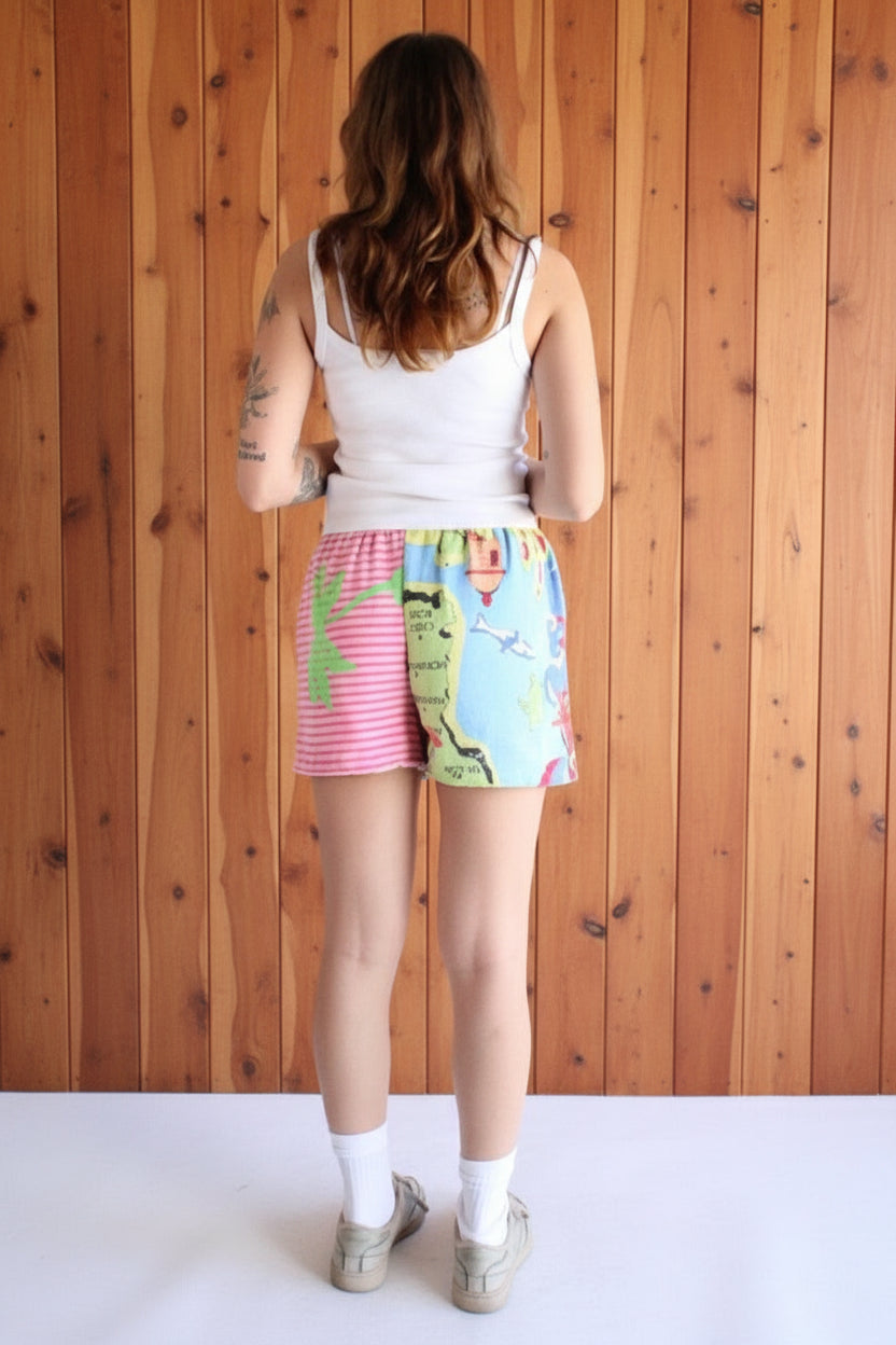 Upcycled Towel Shorts