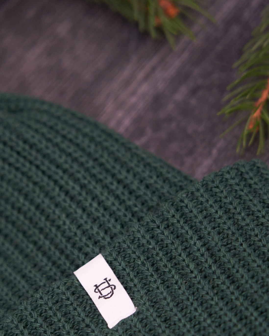 Upcycle Cotton Beanie in Adirondack Green