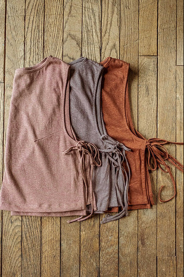 Hemp & Organic Cotton Tie Tank