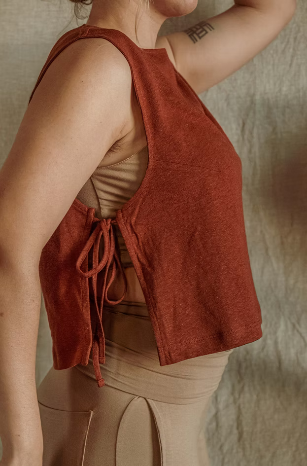 Hemp & Organic Cotton Tie Tank