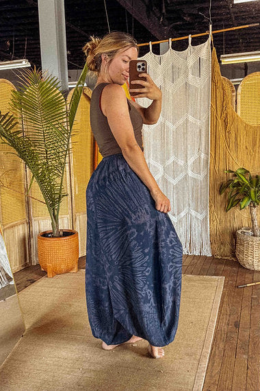 Tie Dye Flowy Genie Pants