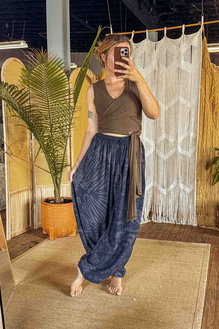 Tie Dye Flowy Genie Pants