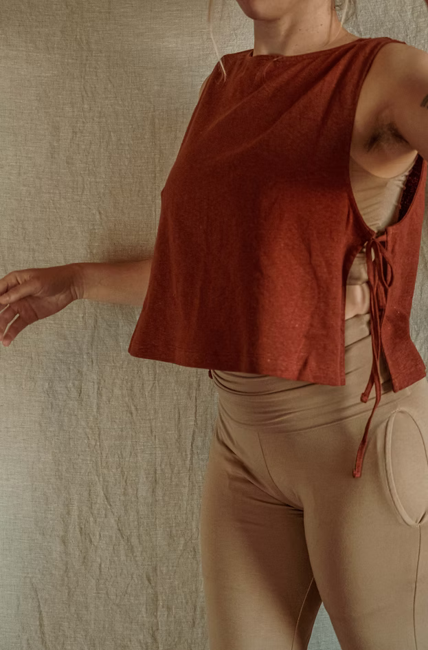 Hemp & Organic Cotton Tie Tank