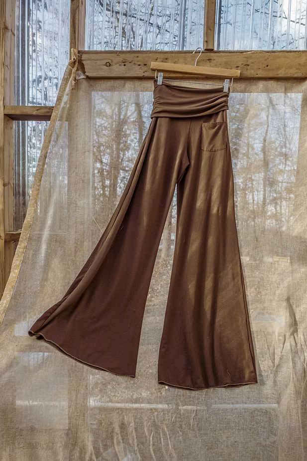 EcoVero Yoga Pants with Roll Waist