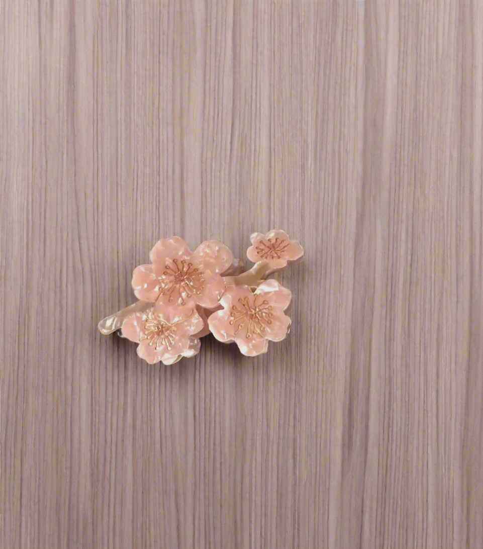 Cherry Blossom Flower Hair Clip