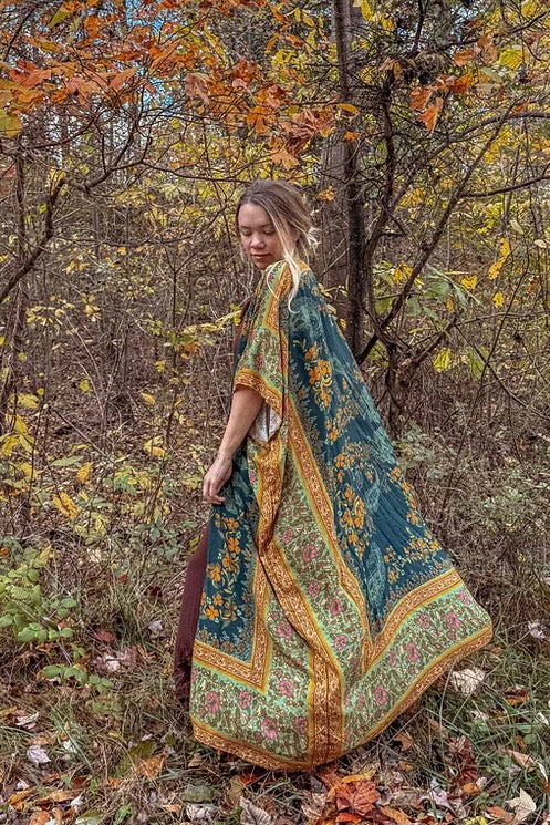 Floral Print Duster