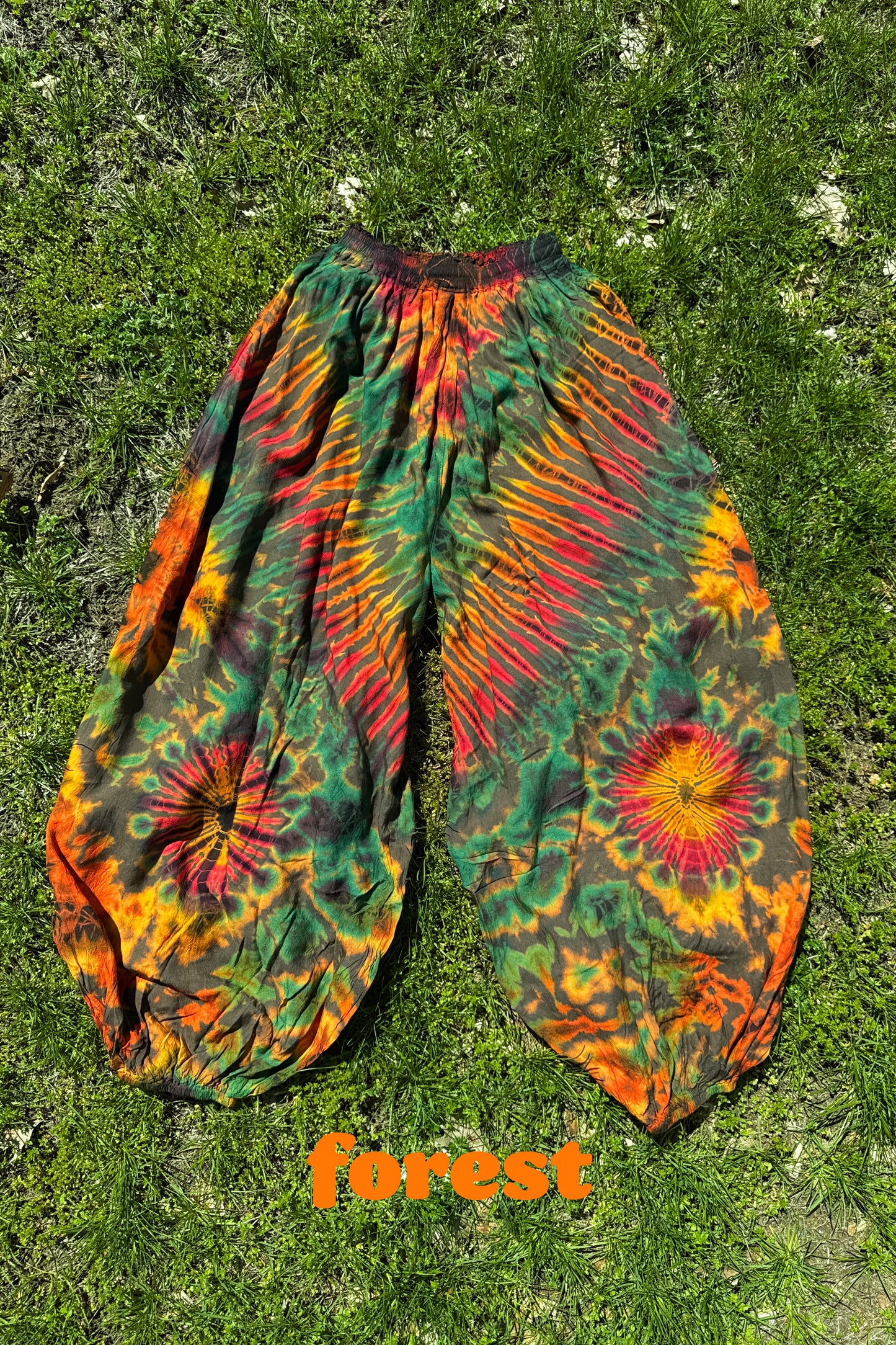 Tie Dye Flowy Genie Pants