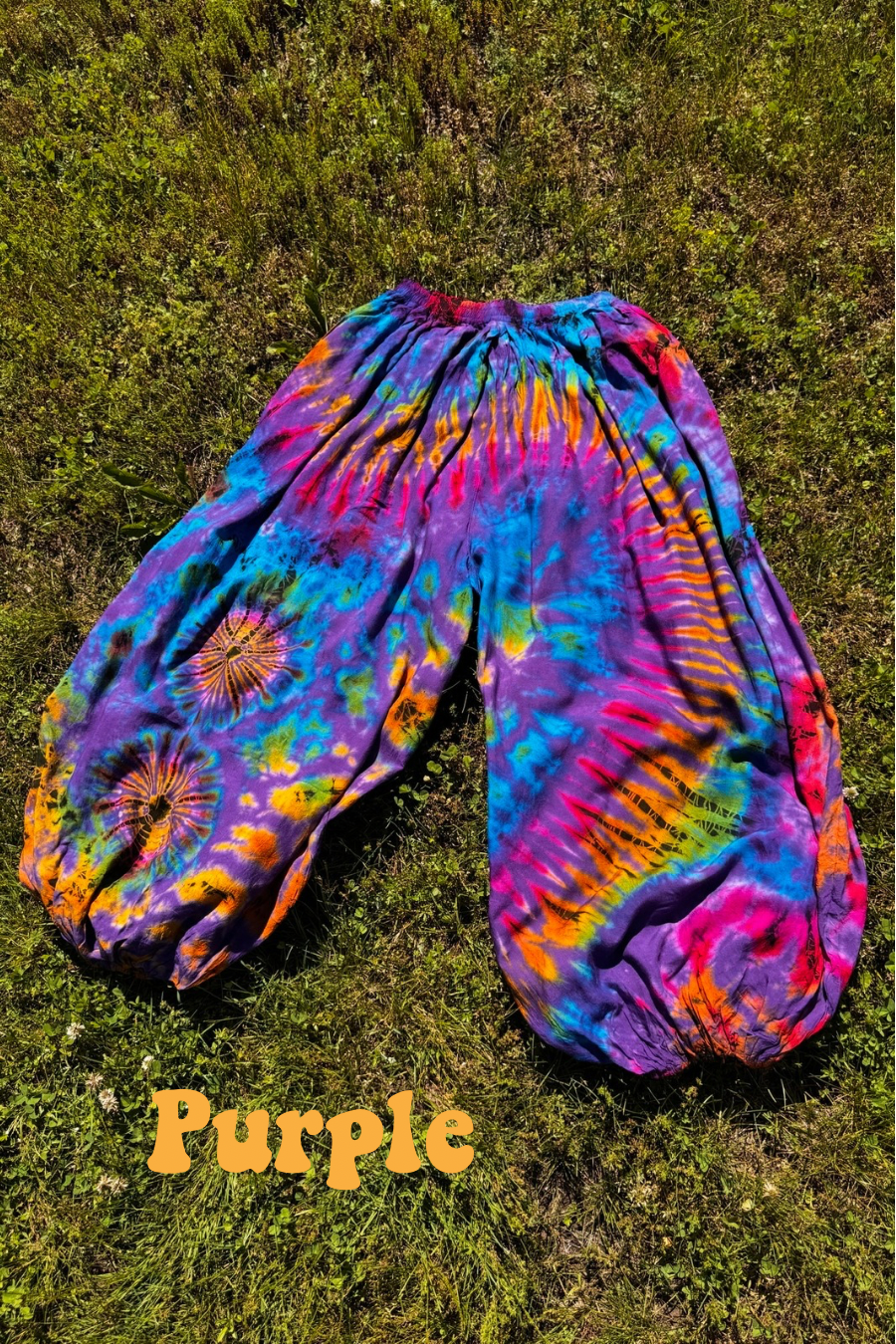 Tie Dye Flowy Genie Pants