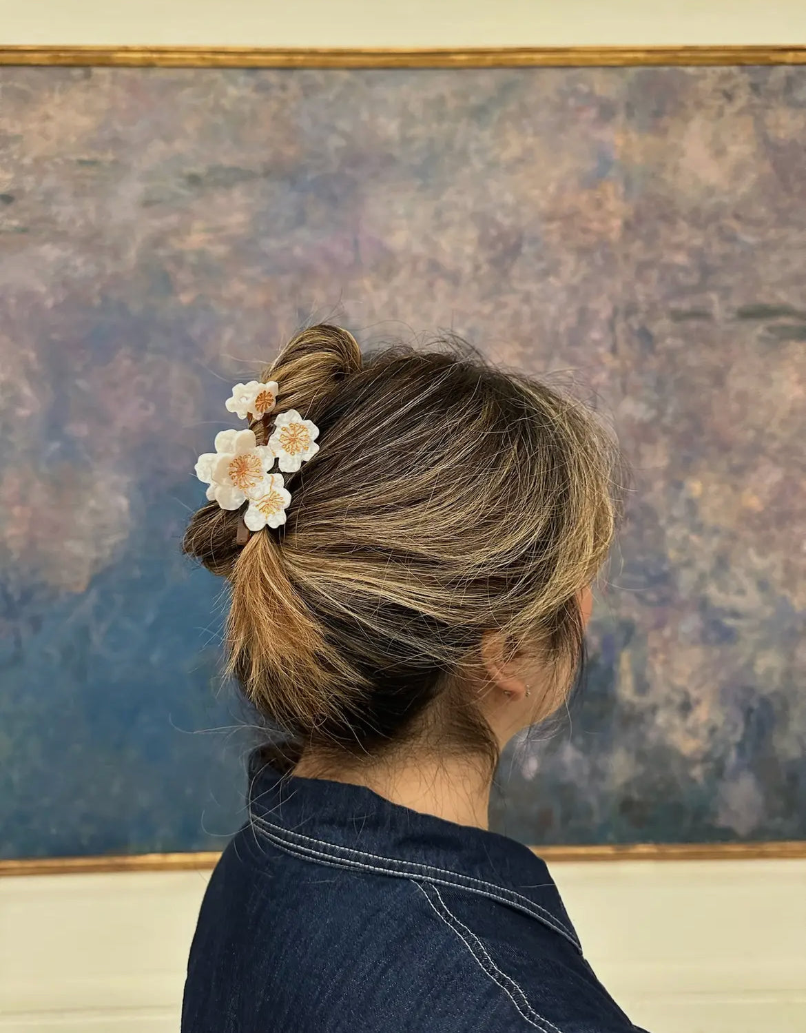 Cherry Blossom Flower Hair Clip