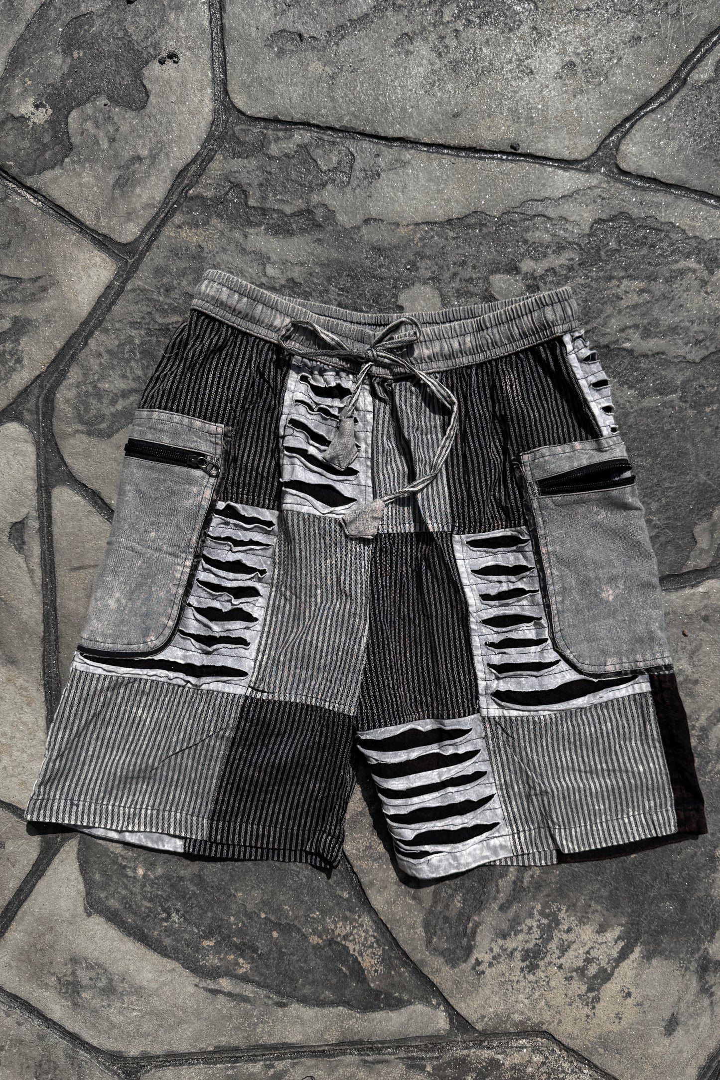 Razor Cut Detail Shorts