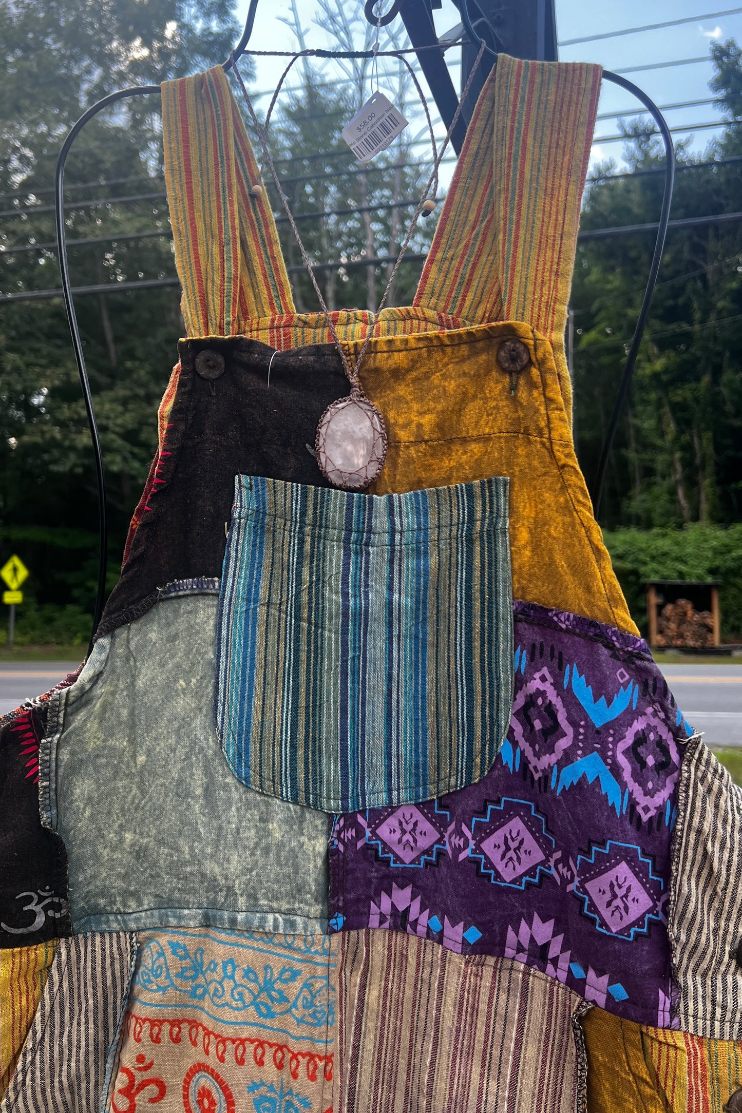 Straight Leg Overalls w/ Chest Pocket