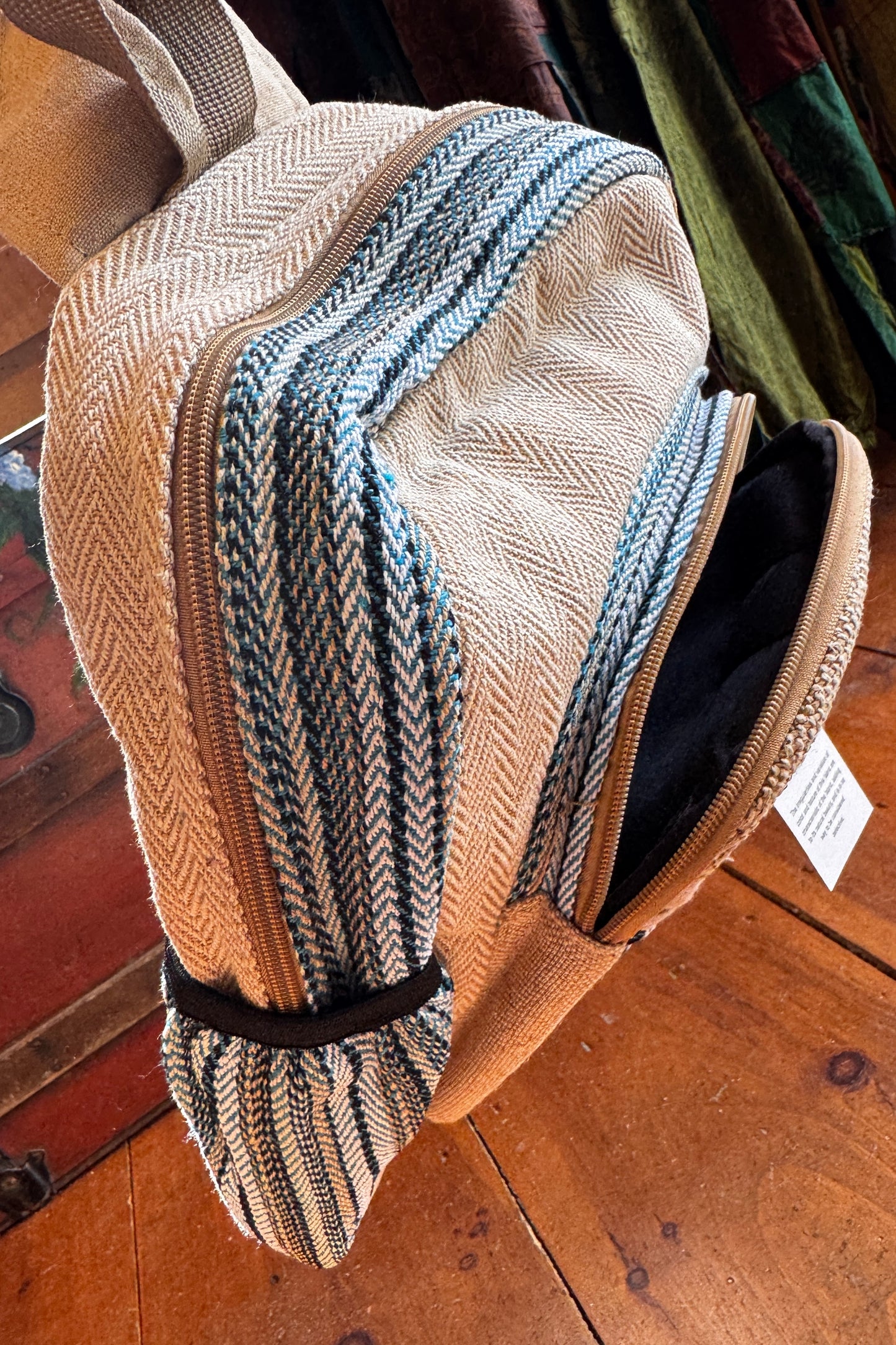 Mini Cotton Backpack w/ Butterfly