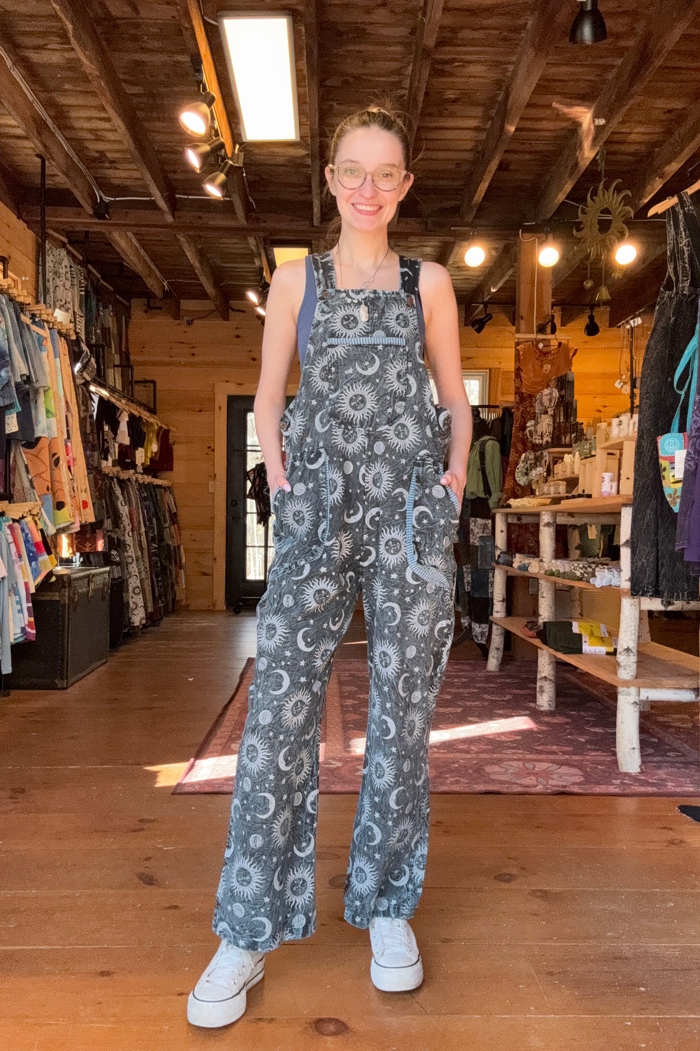 Sun and Moon Overalls
