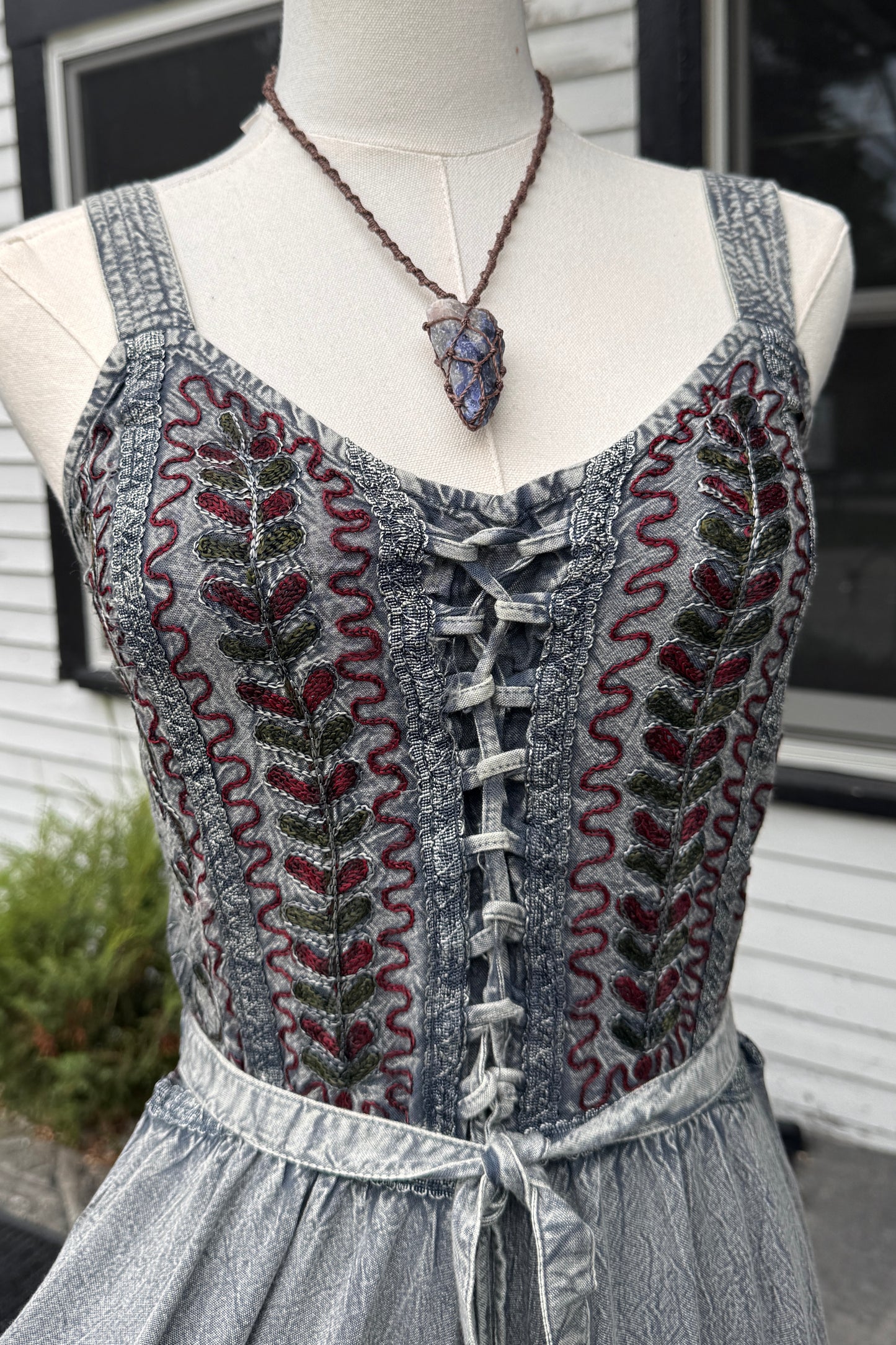 Flowy Embroidered Dress